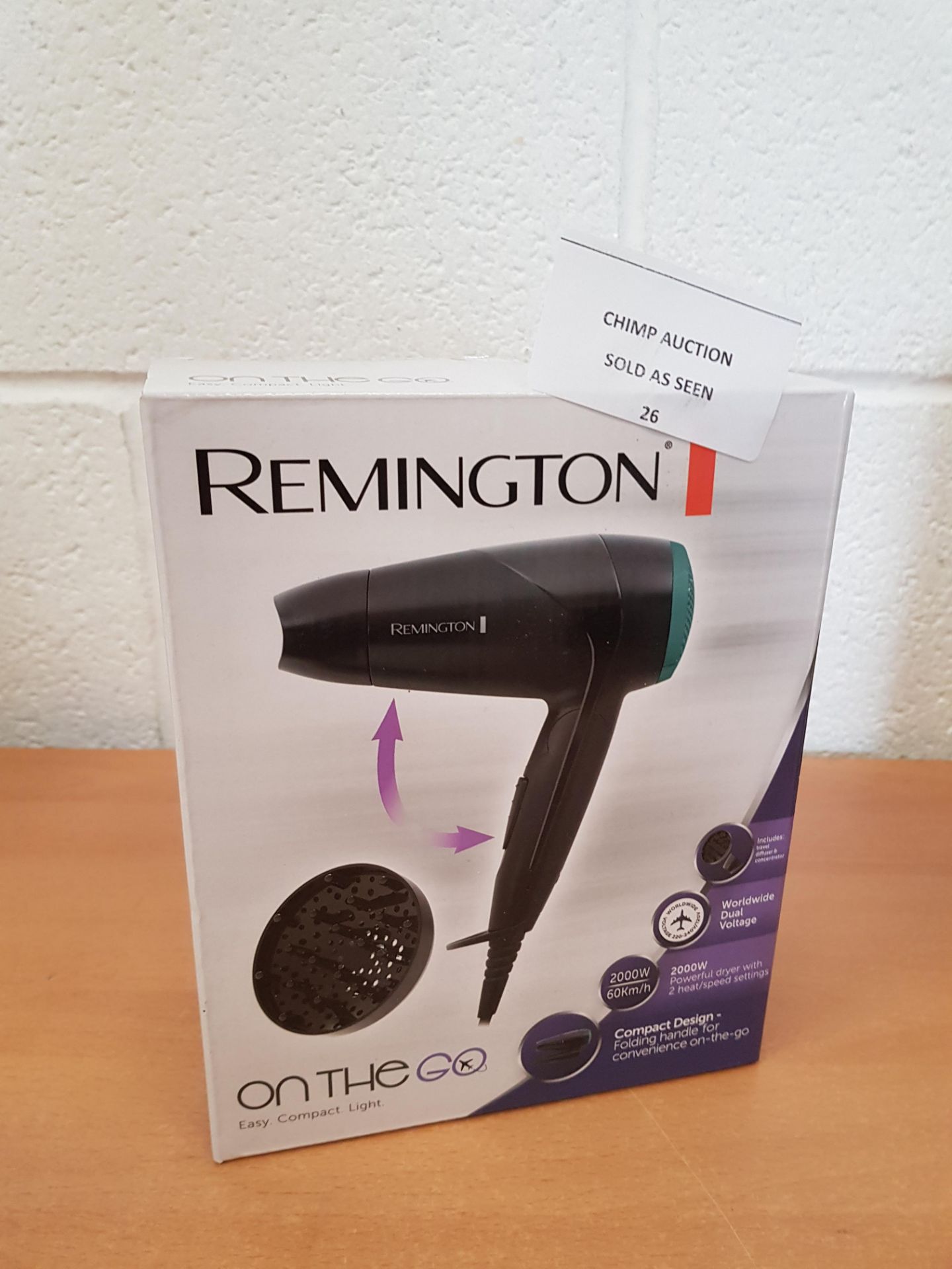 Remington On the Go compact Hair dryer