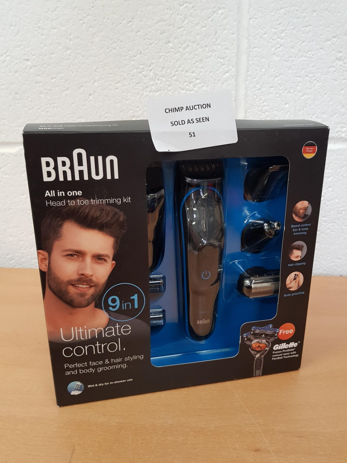 Braun Multi Grooming Kit MGK3080 9-in-1 Precision Trimmer kit
