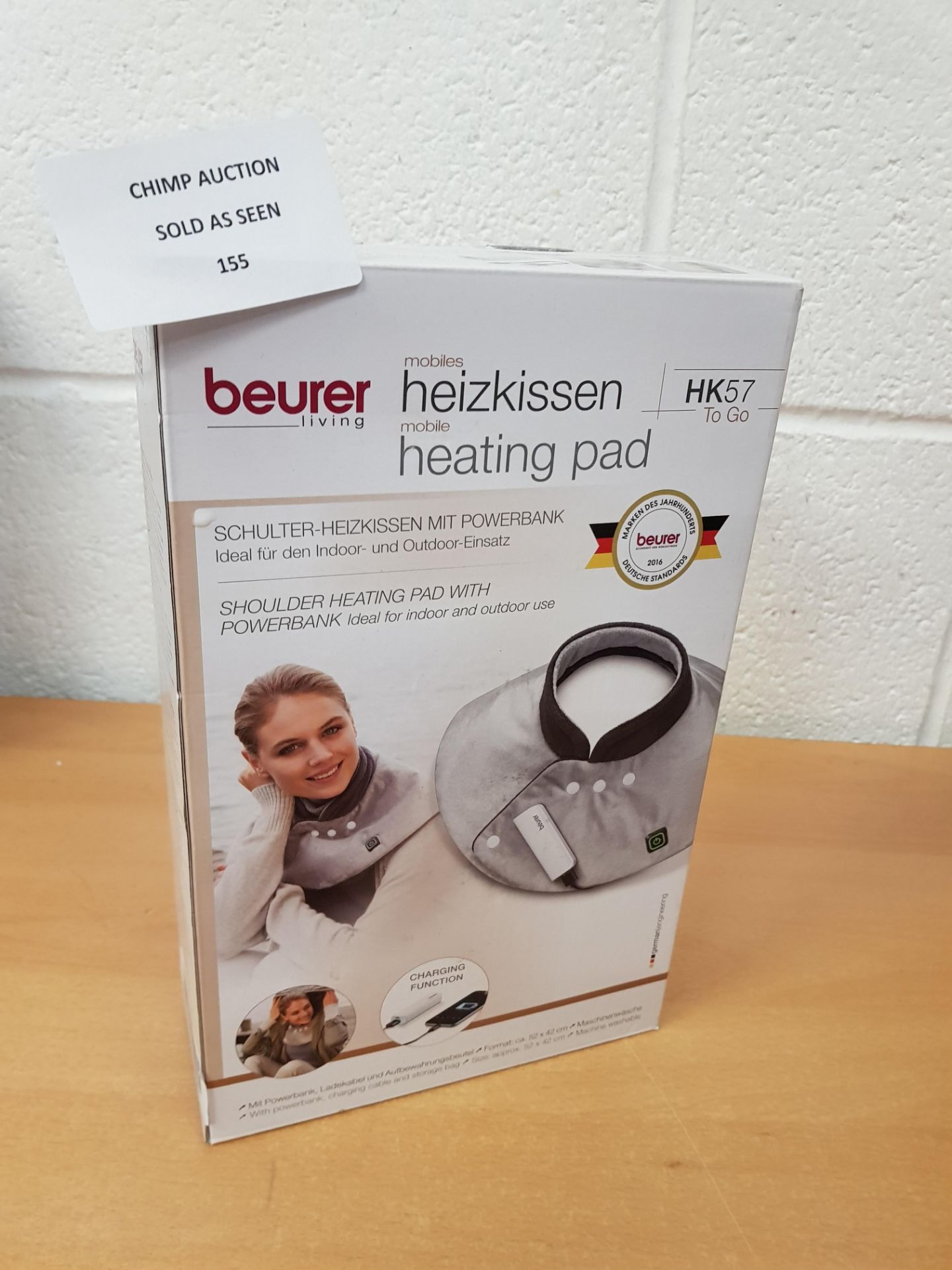 Beurer HK57 To go heat Pad with PowerBAnk