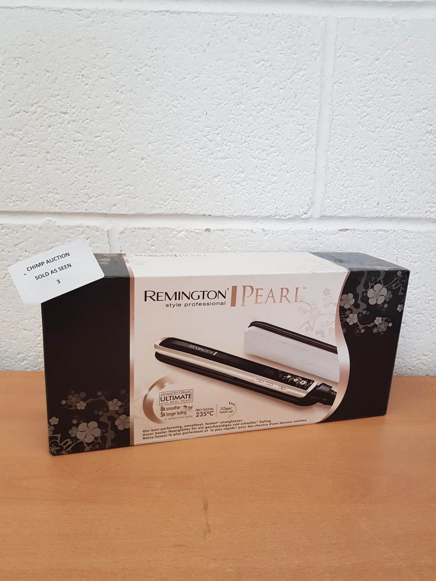 Remington S9500 Pearl Straightener, Advanced Ceramic Coating RRP £79.99,