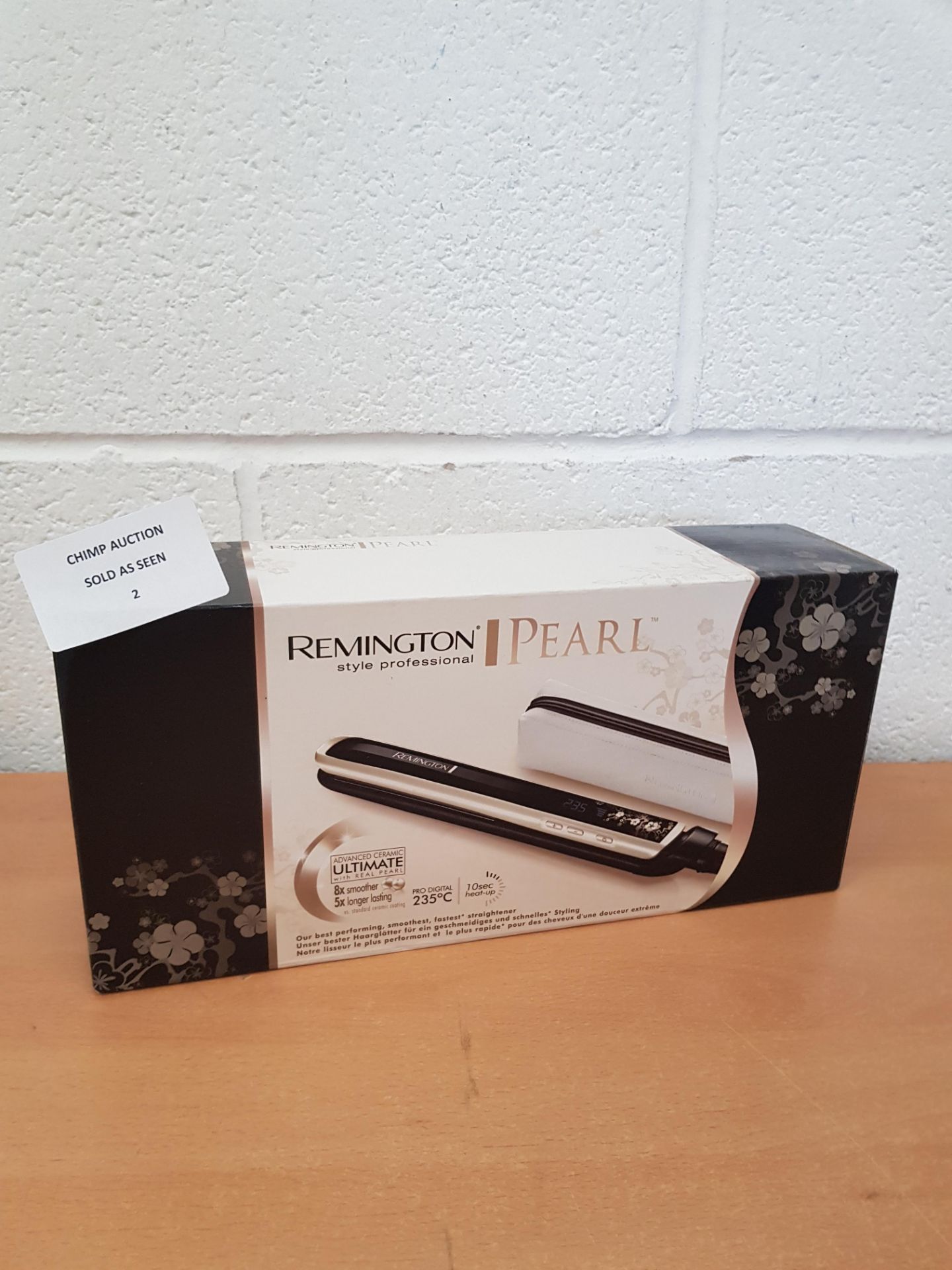 Remington S9500 Pearl Straightener, Advanced Ceramic Coating RRP £79.99,