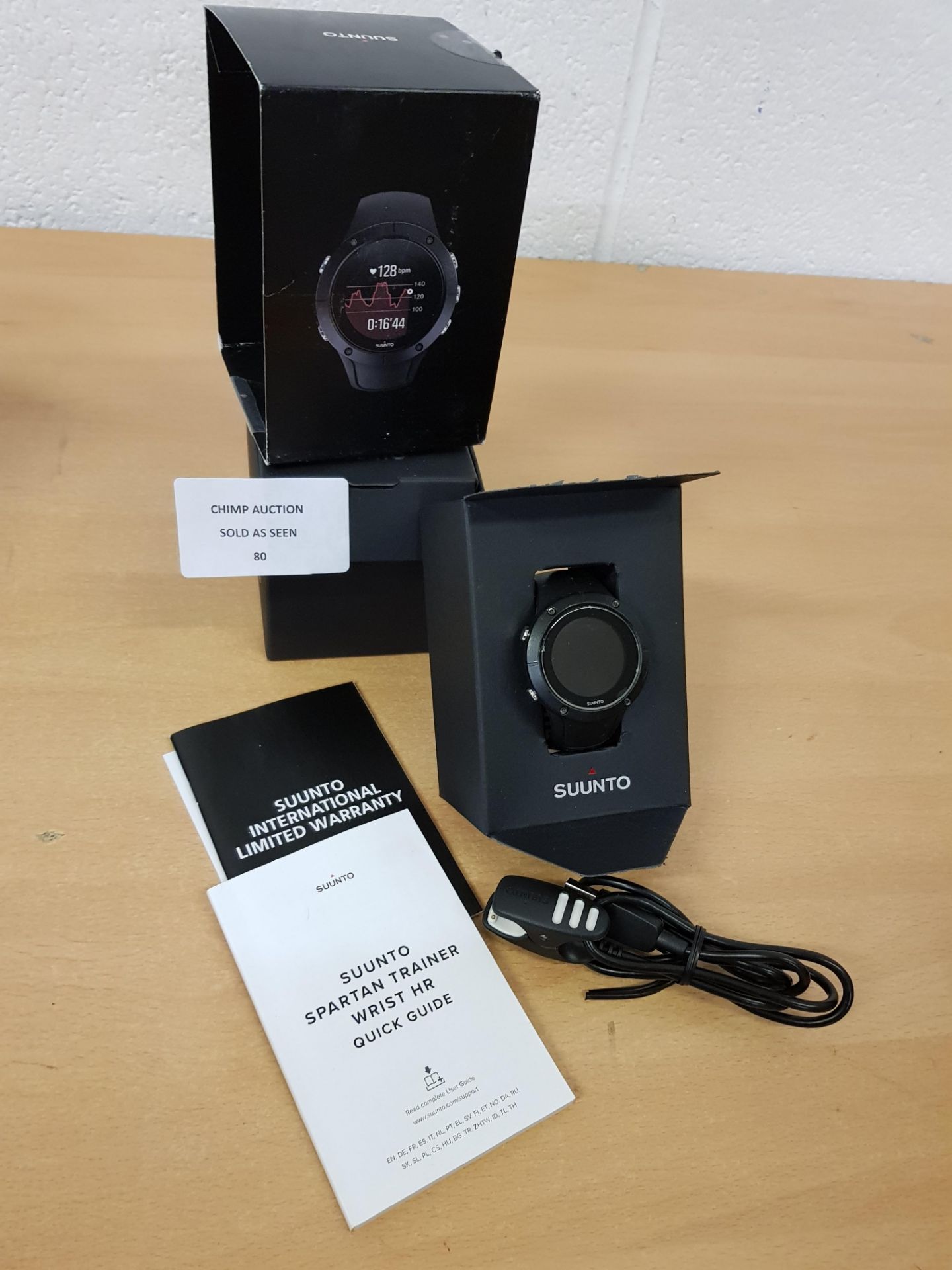 Suunto Unisex Spartan Trainer Wrist Smart Watch HR RRP £219.99