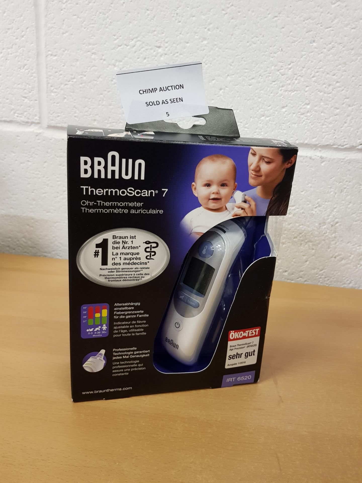 Braun Thermoscan 7 IRT6520 Thermometer RRP £54.99.