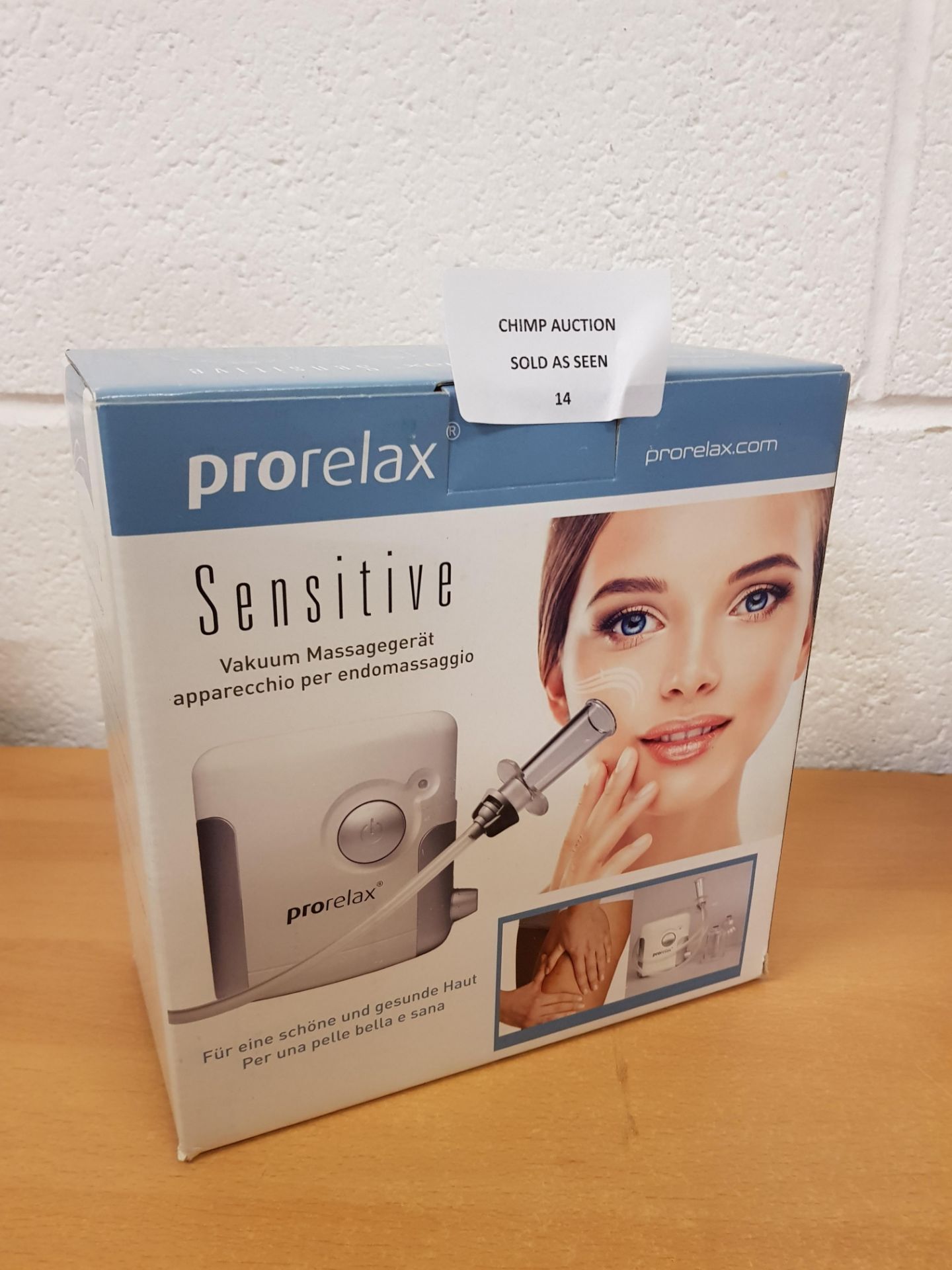 prorelax Sensitive Vacuum Massager - For beautiful healthy skin RRP £89.99