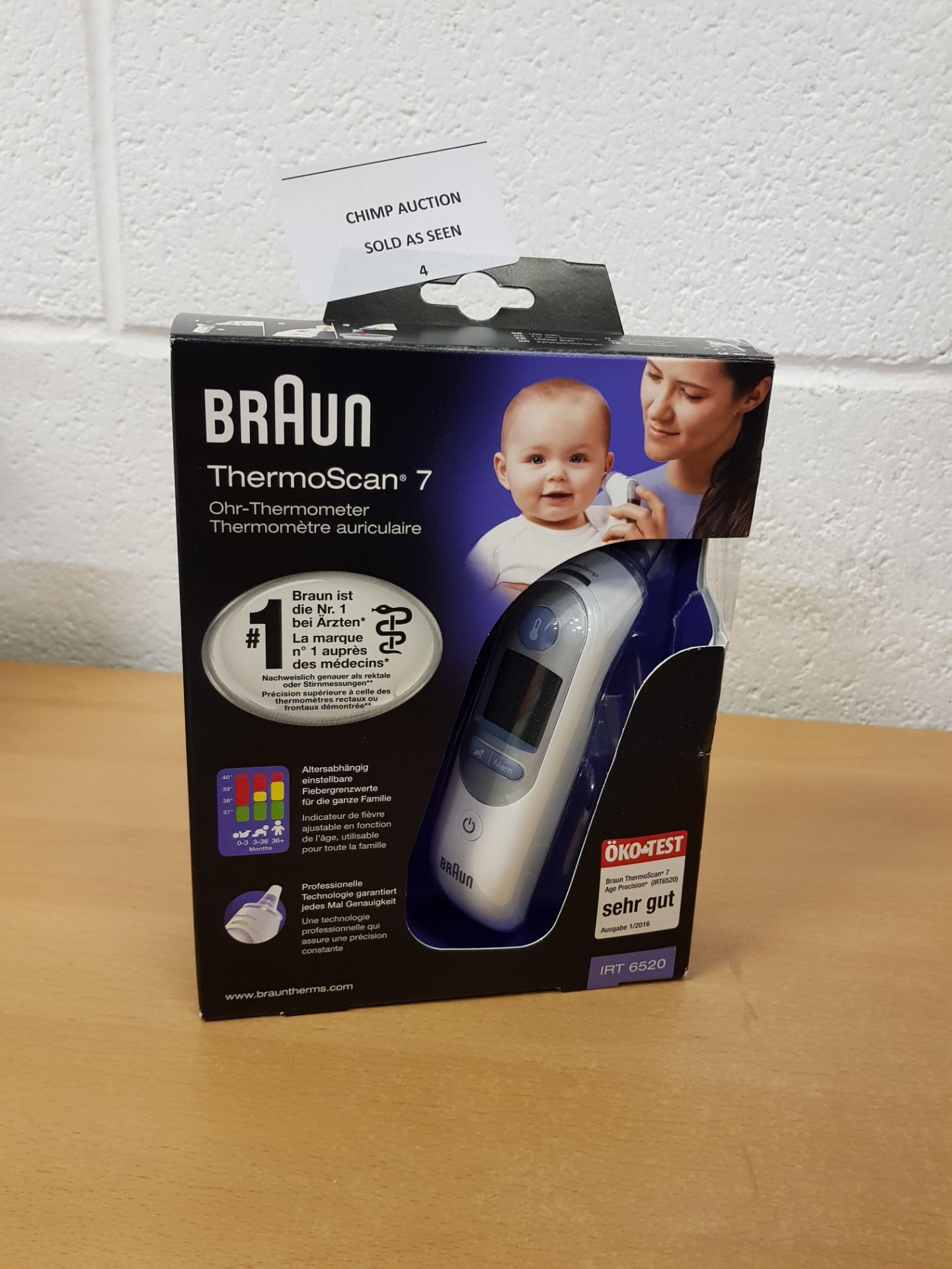 Braun Thermoscan 7 IRT6520 Thermometer RRP £54.99.