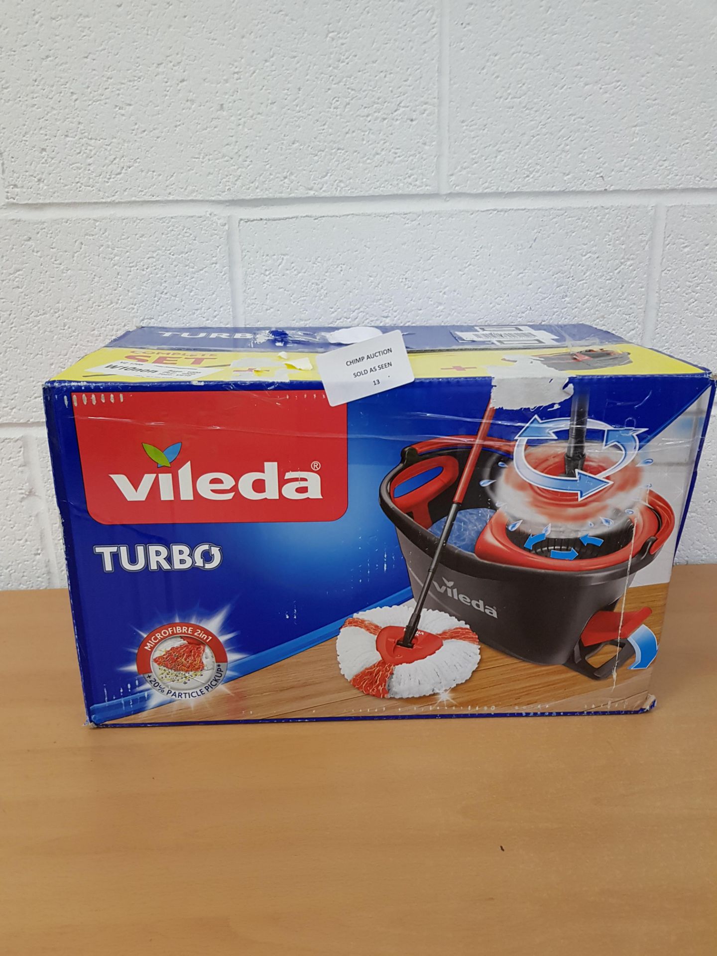 Vileda Turbo Microfibre Mop and Bucket Set