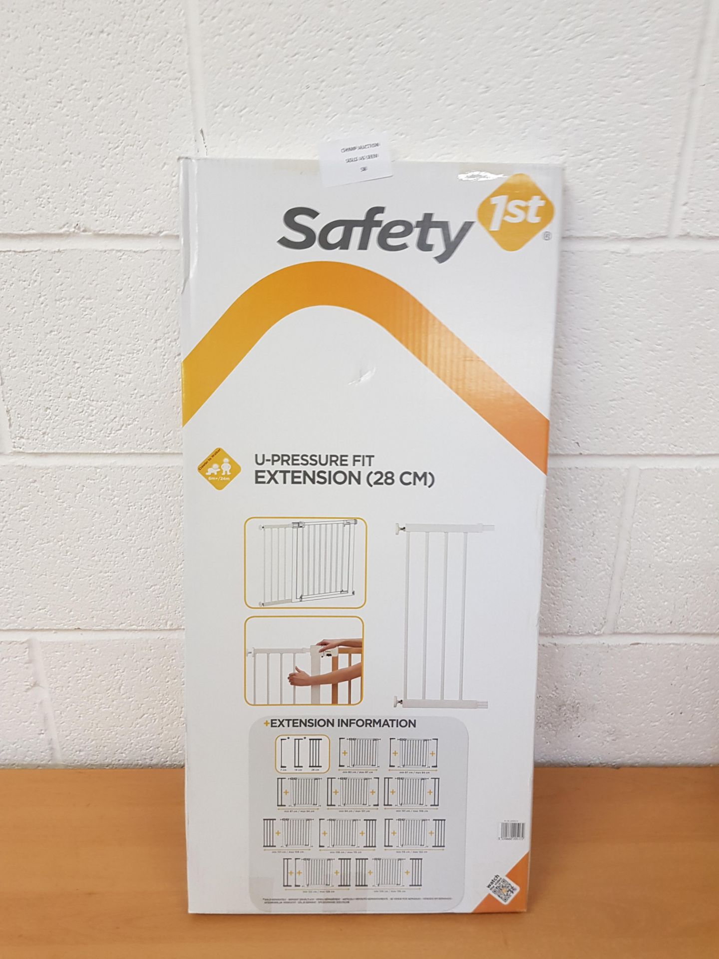 Safety 1St U-Pressure Fit Extension baby gate