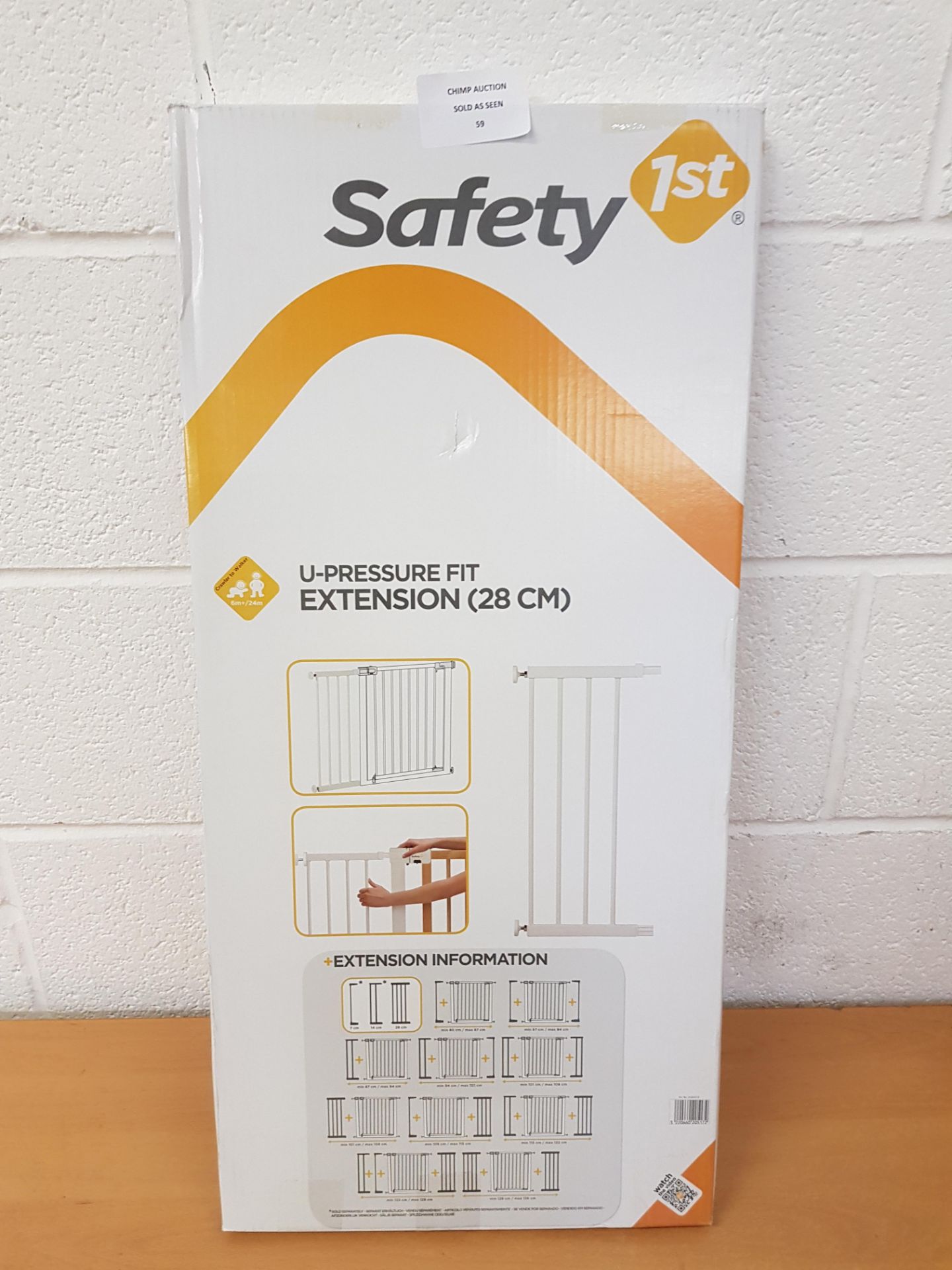 Safety 1St U-Pressure Fit Extension baby gate