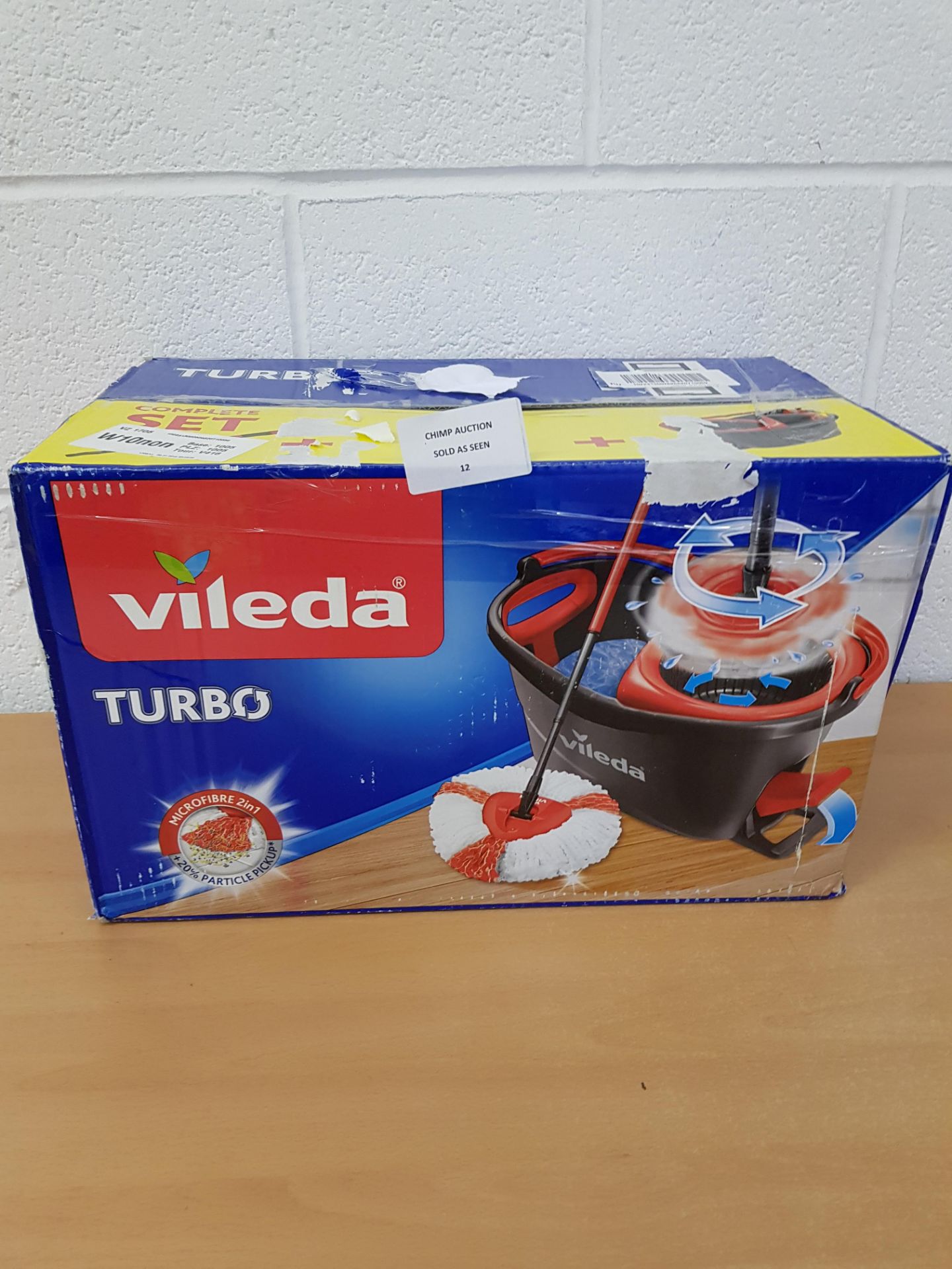 Vileda Turbo Microfibre Mop and Bucket Set