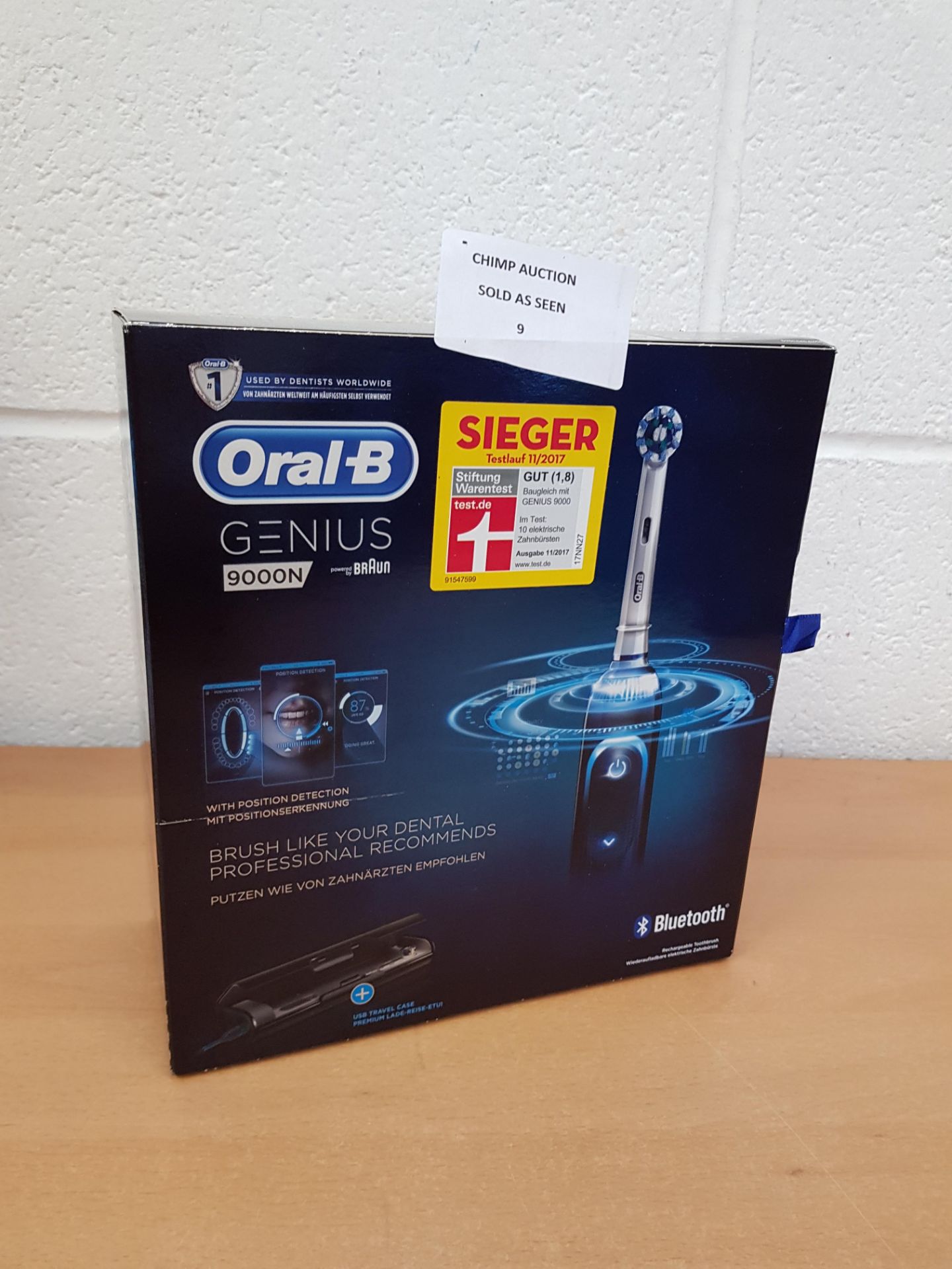 Oral-B Genius 9000 CrossAction Bluetooth Smart Toothbrush RRP £299.99.
