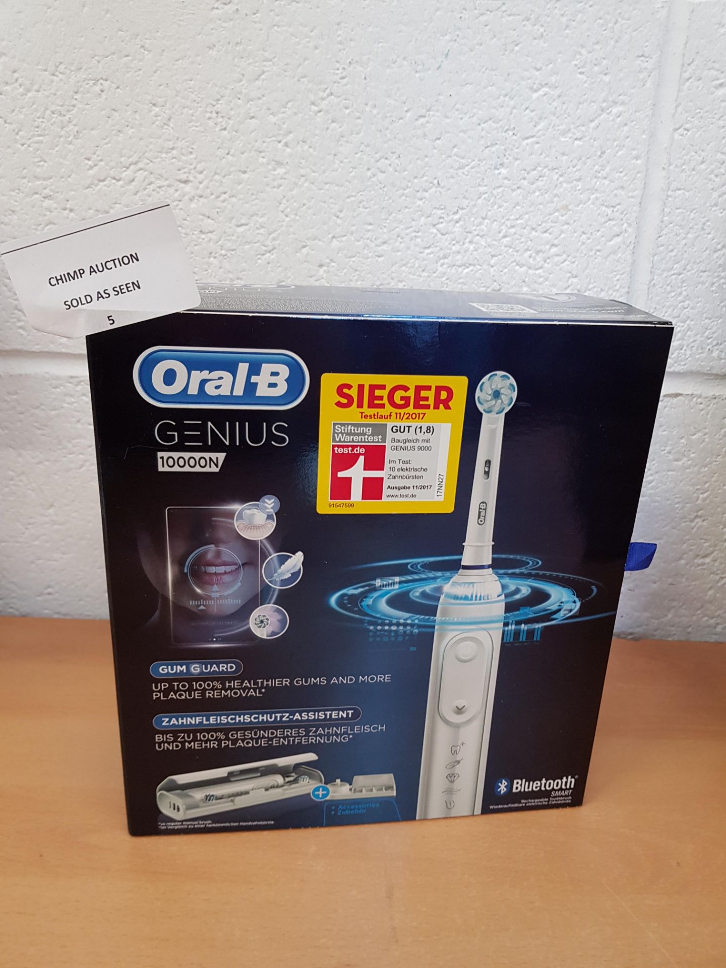 Oral-B Braun Genius 10000 Smart Bluetooth toothbrush RRP £259.99.