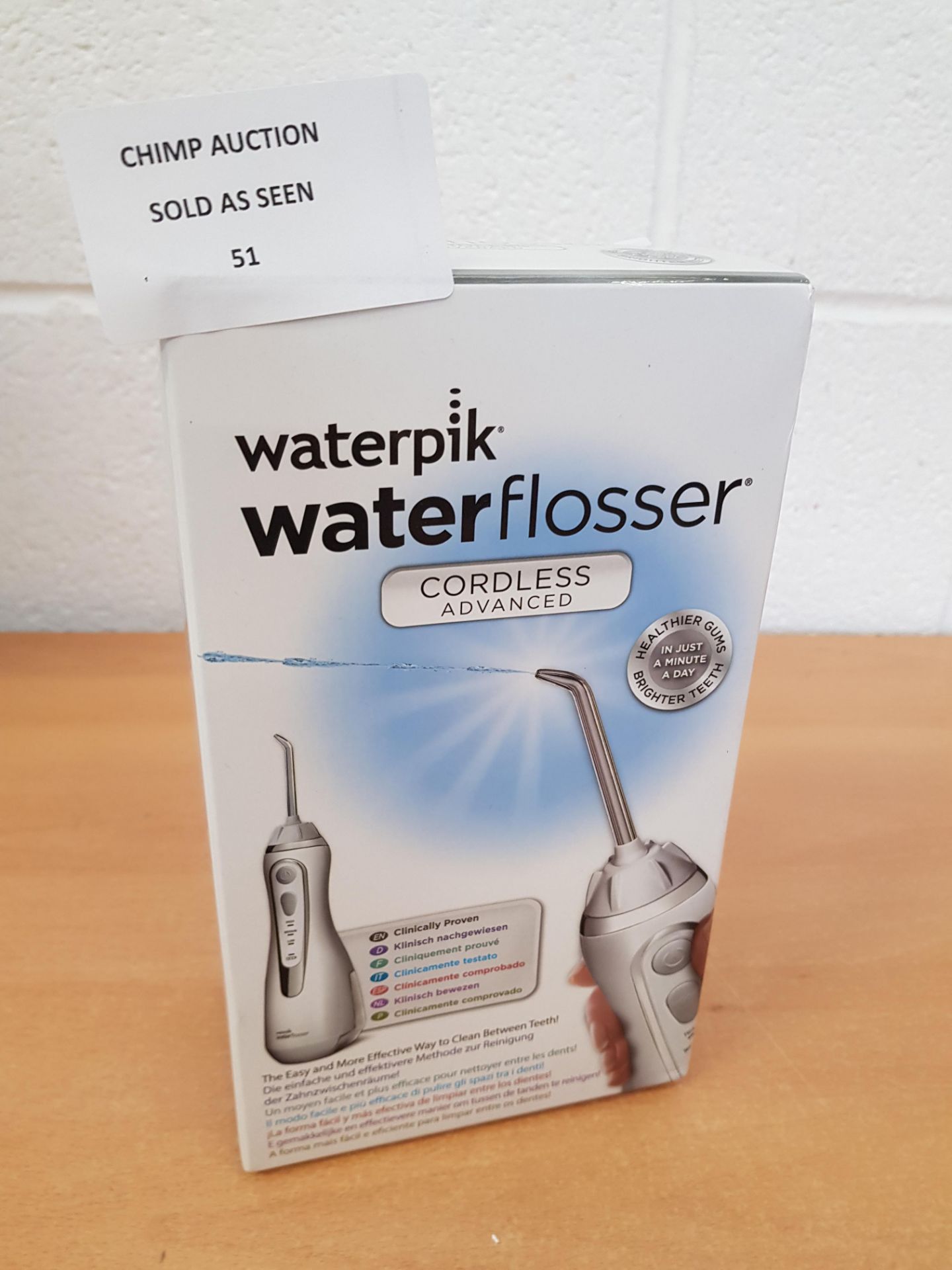 WaterPik WP-560 Water Flosser Cordless Advanced RRP £159.99.