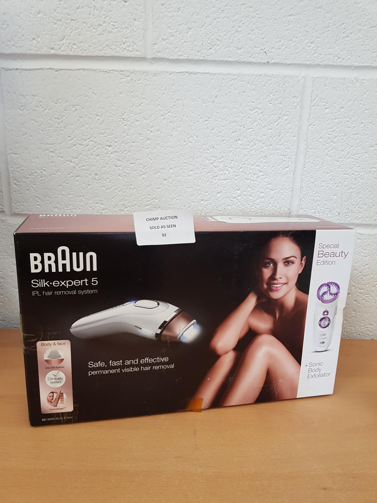 Braun Silk-expert 5 IPL BD 5009 Gold Special Beauty edition RRP £399.99.