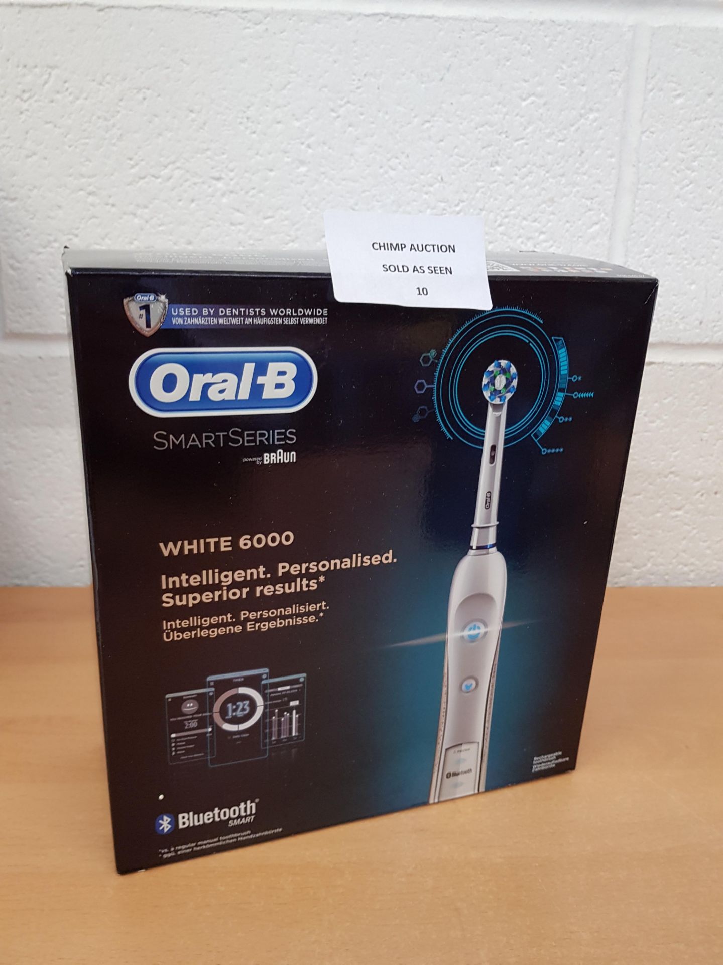 Oral-B SmartSeries 6000 CrossAction Bluetooth Toothbrush RRP £229.99.