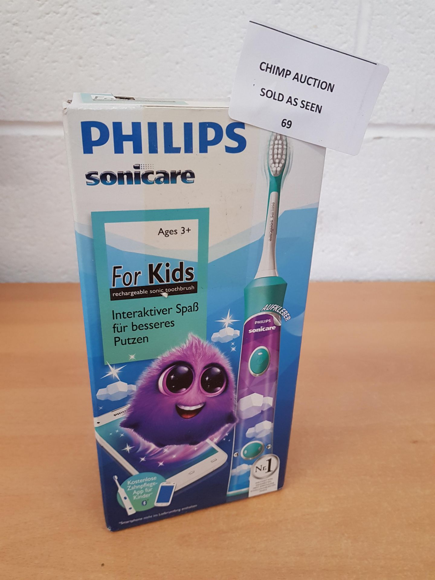 Philips HX6322/04 Sonicare kids toothbrush RRP £89.99.