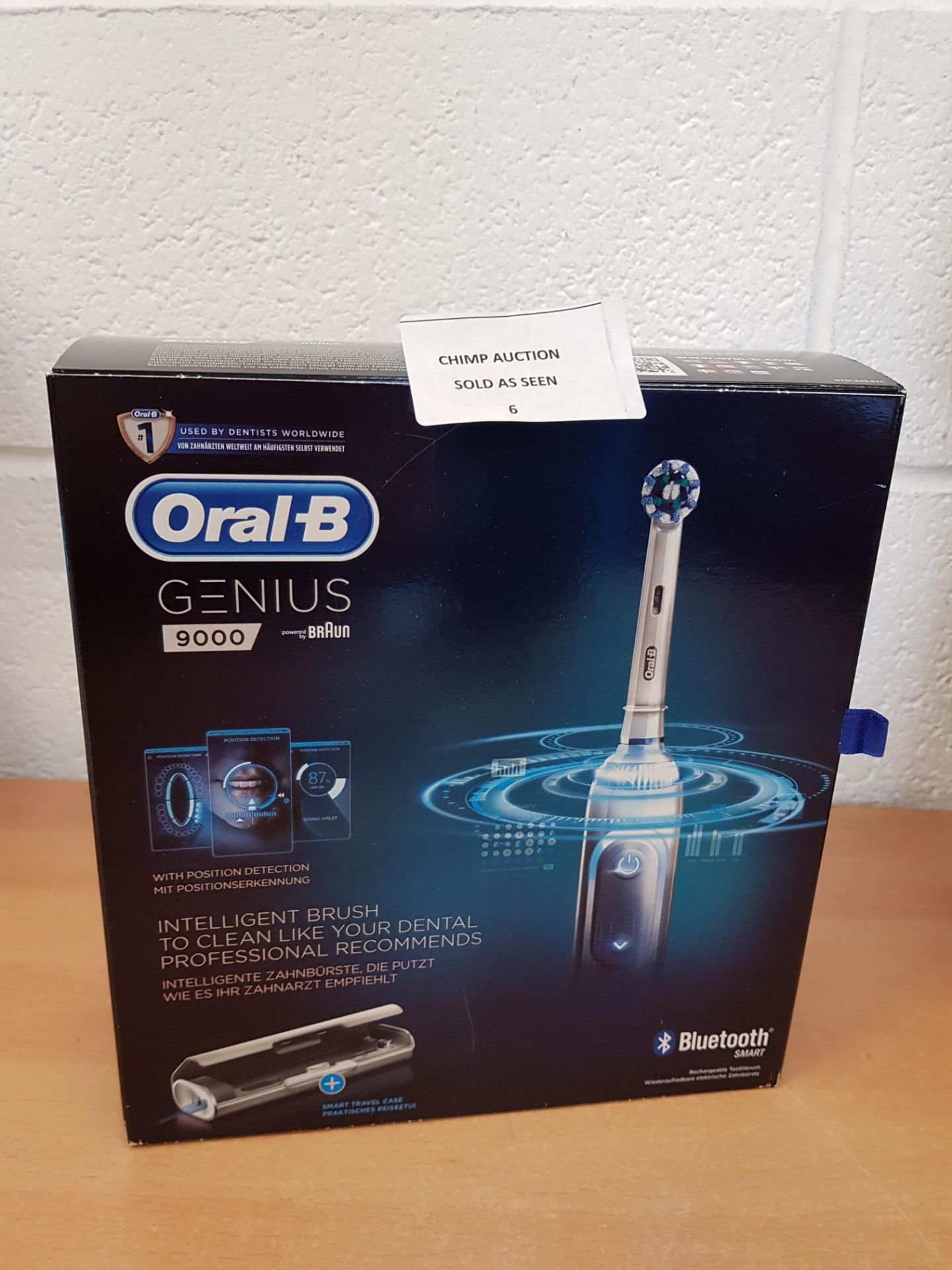 Oral-B Genius 9000 CrossAction Bluetooth Smart Toothbrush RRP £299.99.