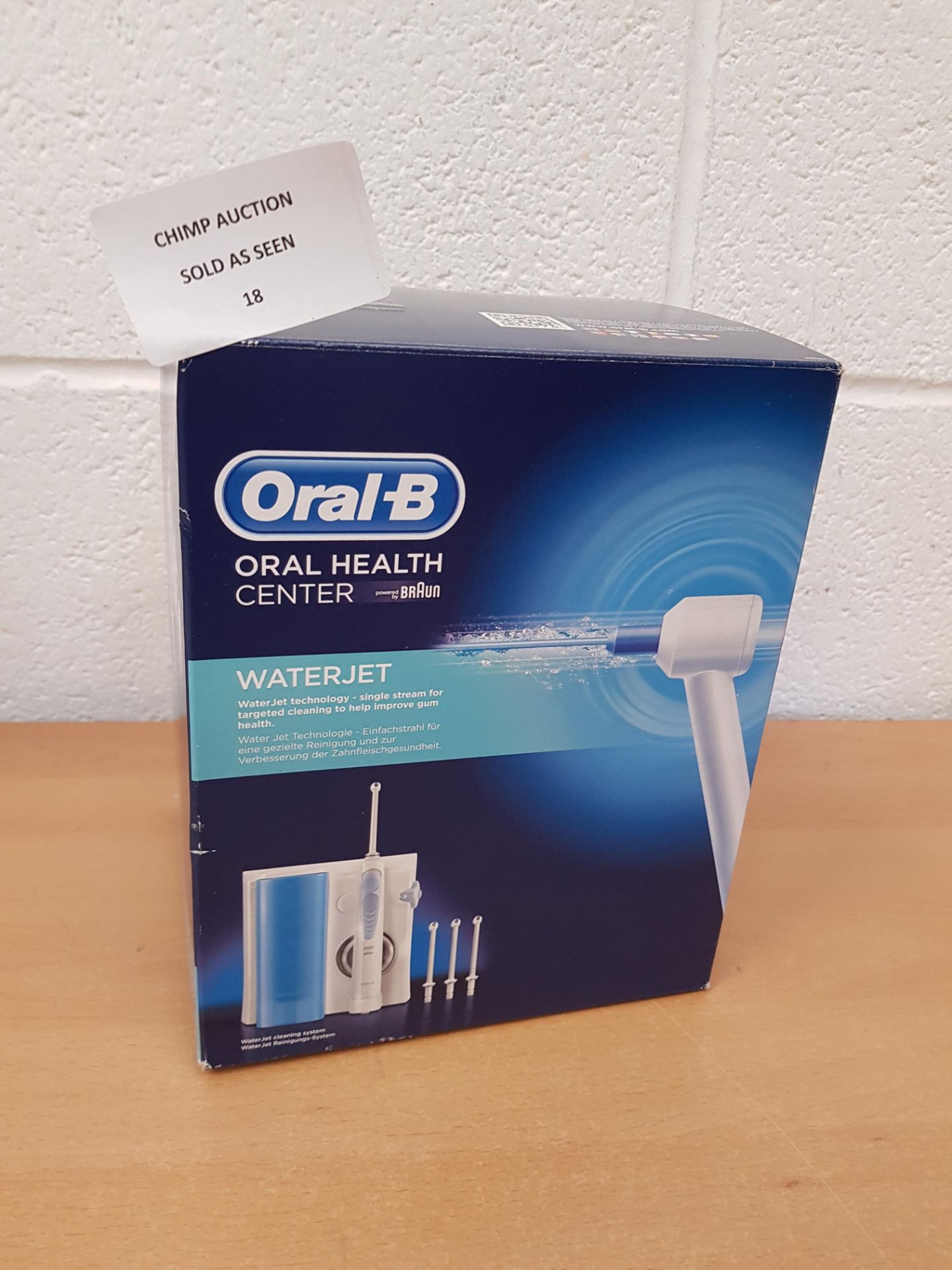 Oral-B Water Jet Oral Irrigator Cleaning System RRP £89.99.