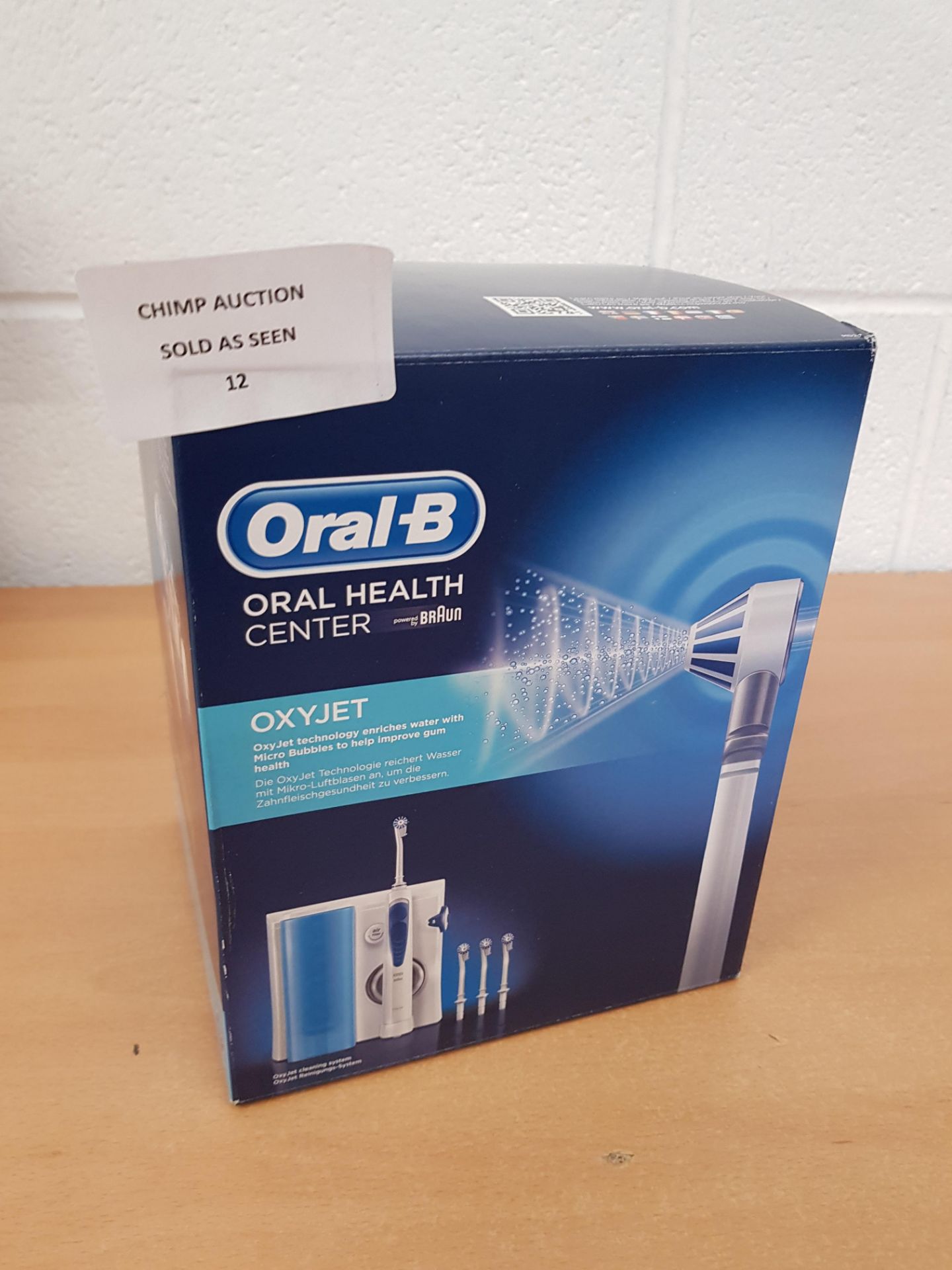 Oral-B Oxyjet Cleaning System with Oral Irrigator RRP £109.99.