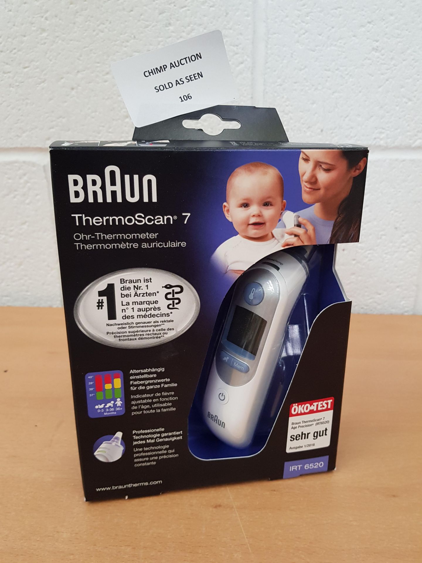 Braun Thermoscan 7 IRT6520 Thermometer