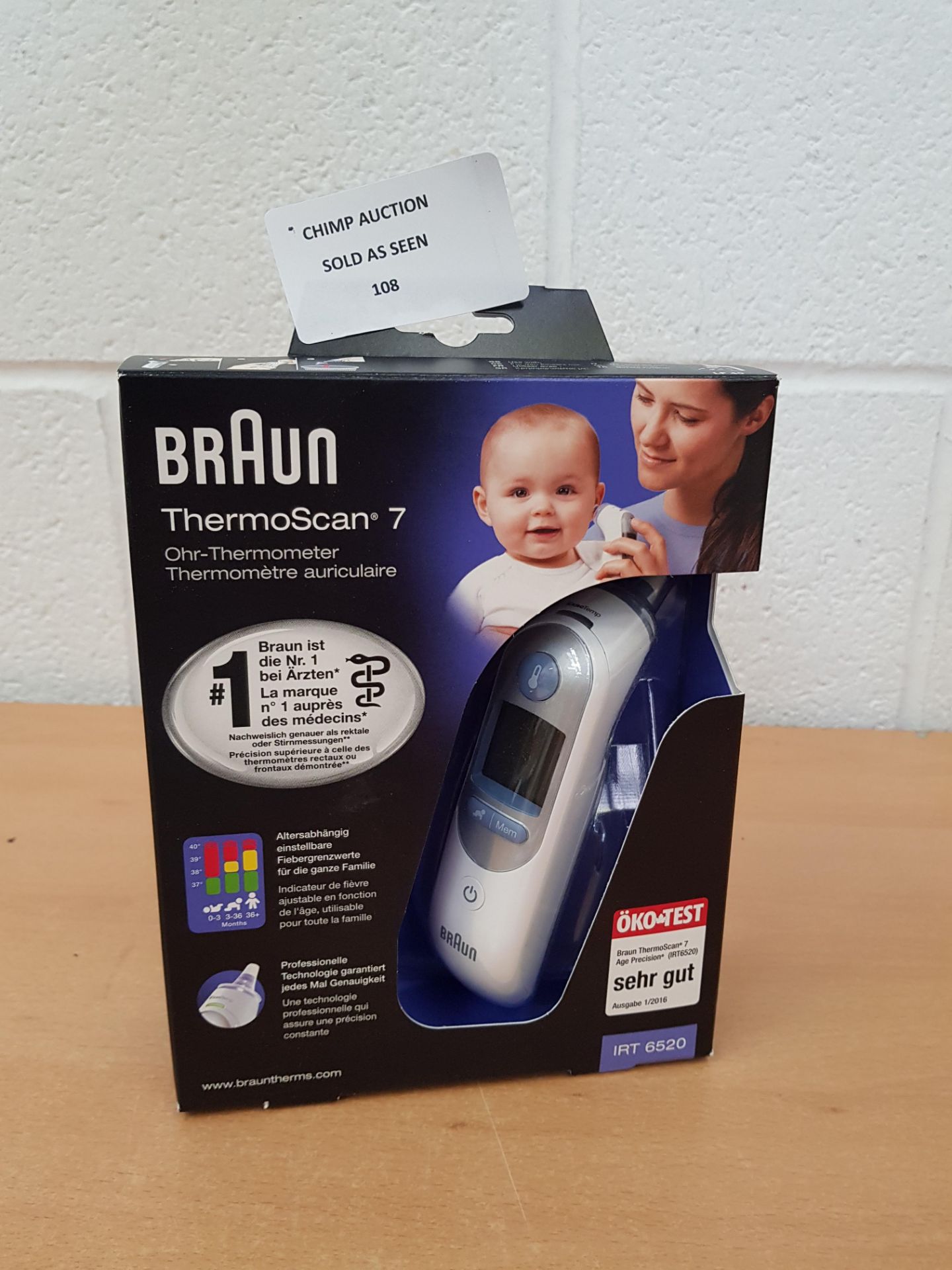 Braun Thermoscan 7 IRT6520 Thermometer