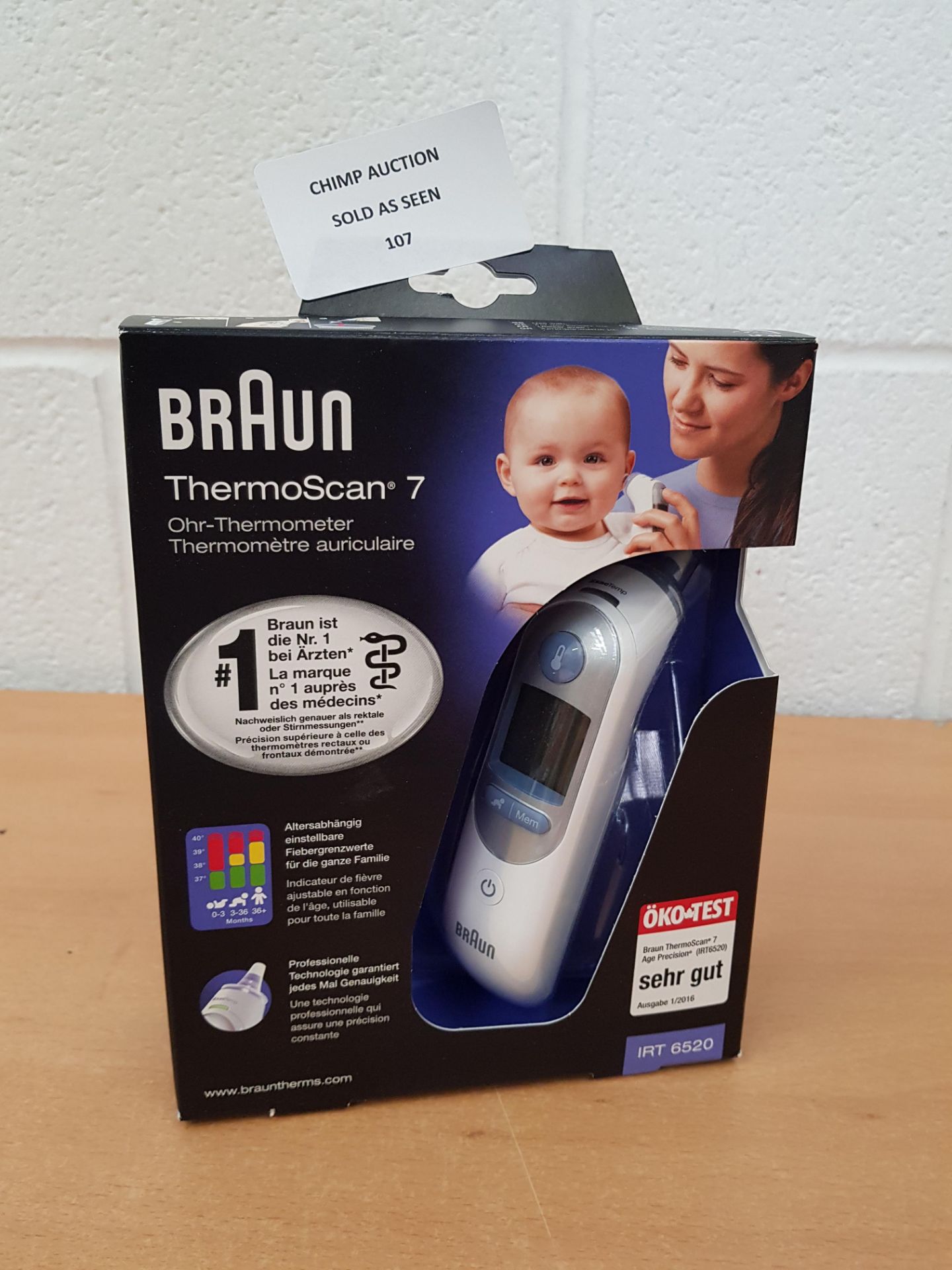 Braun Thermoscan 7 IRT6520 Thermometer