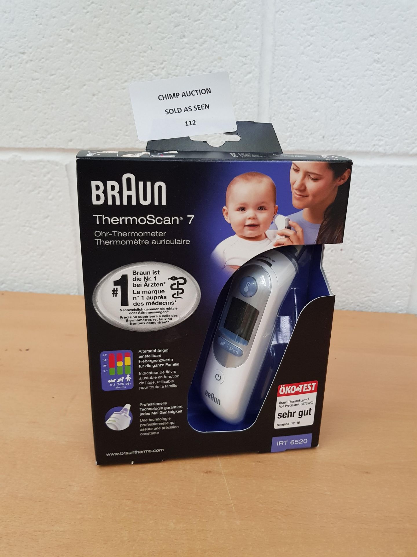 Braun Thermoscan 7 IRT6520 Thermometer