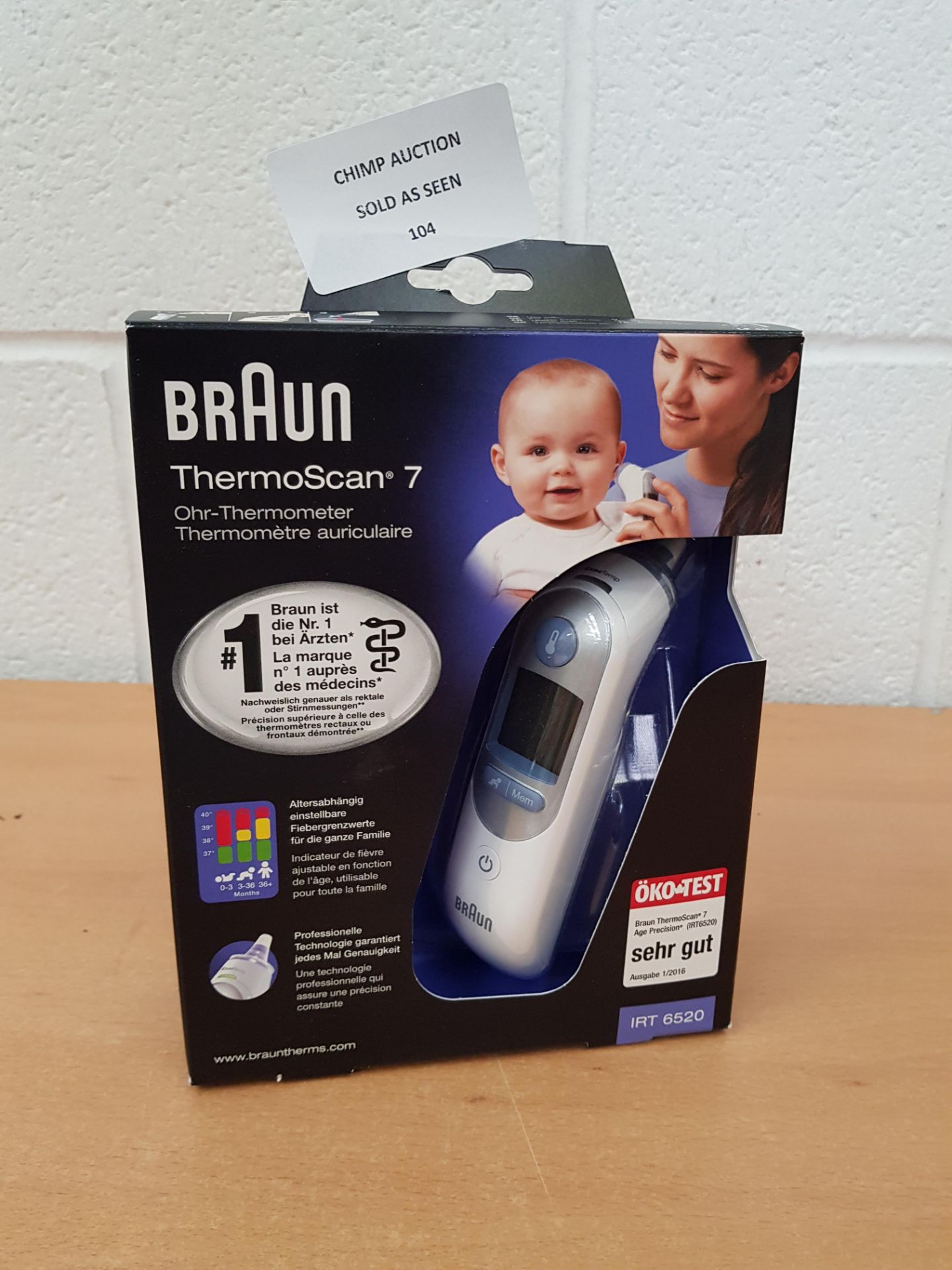 Braun Thermoscan 7 IRT6520 Thermometer