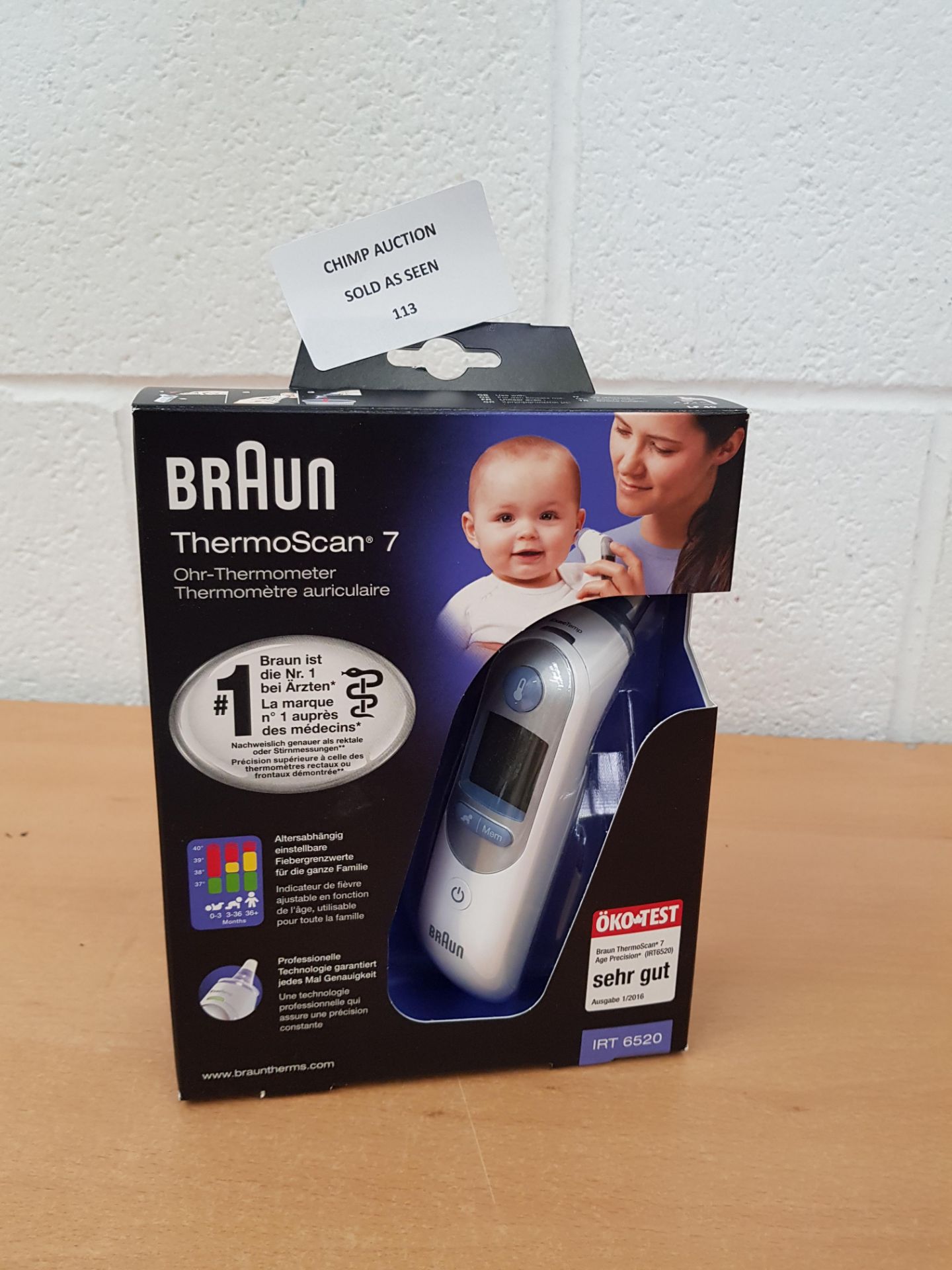 Braun Thermoscan 7 IRT6520 Thermometer