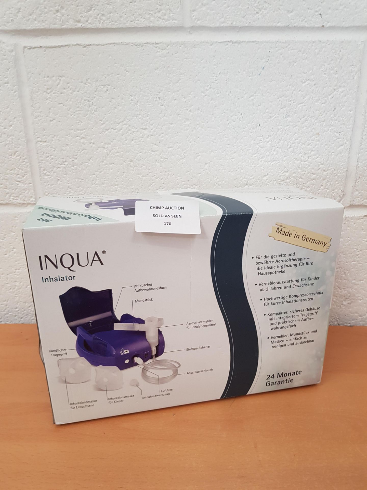 Inqua Premium Inhalation device RRP £139.99.