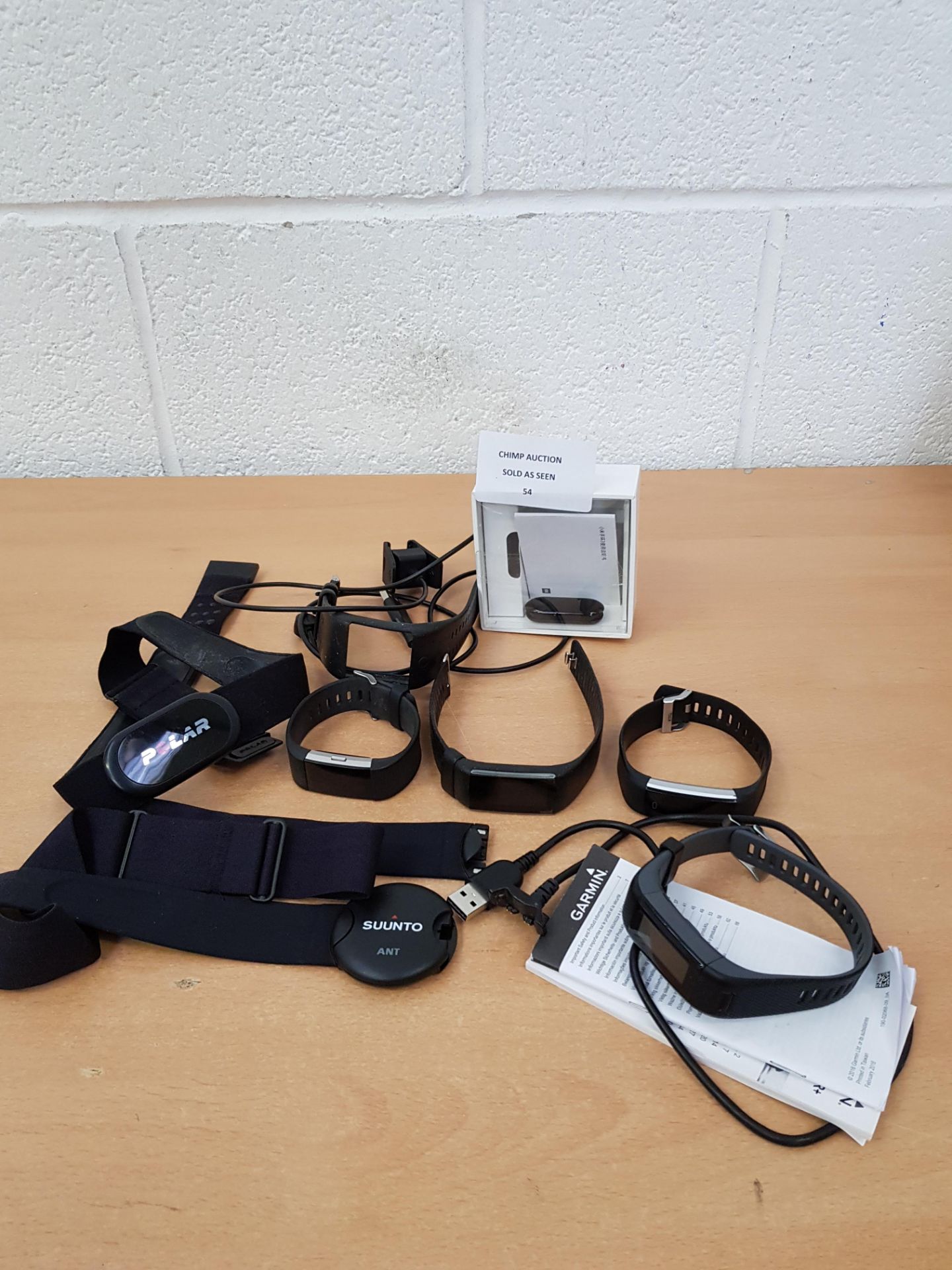 Joblot of mixed Fitness trackers inc Garmin, Polar RRP VALUE £895