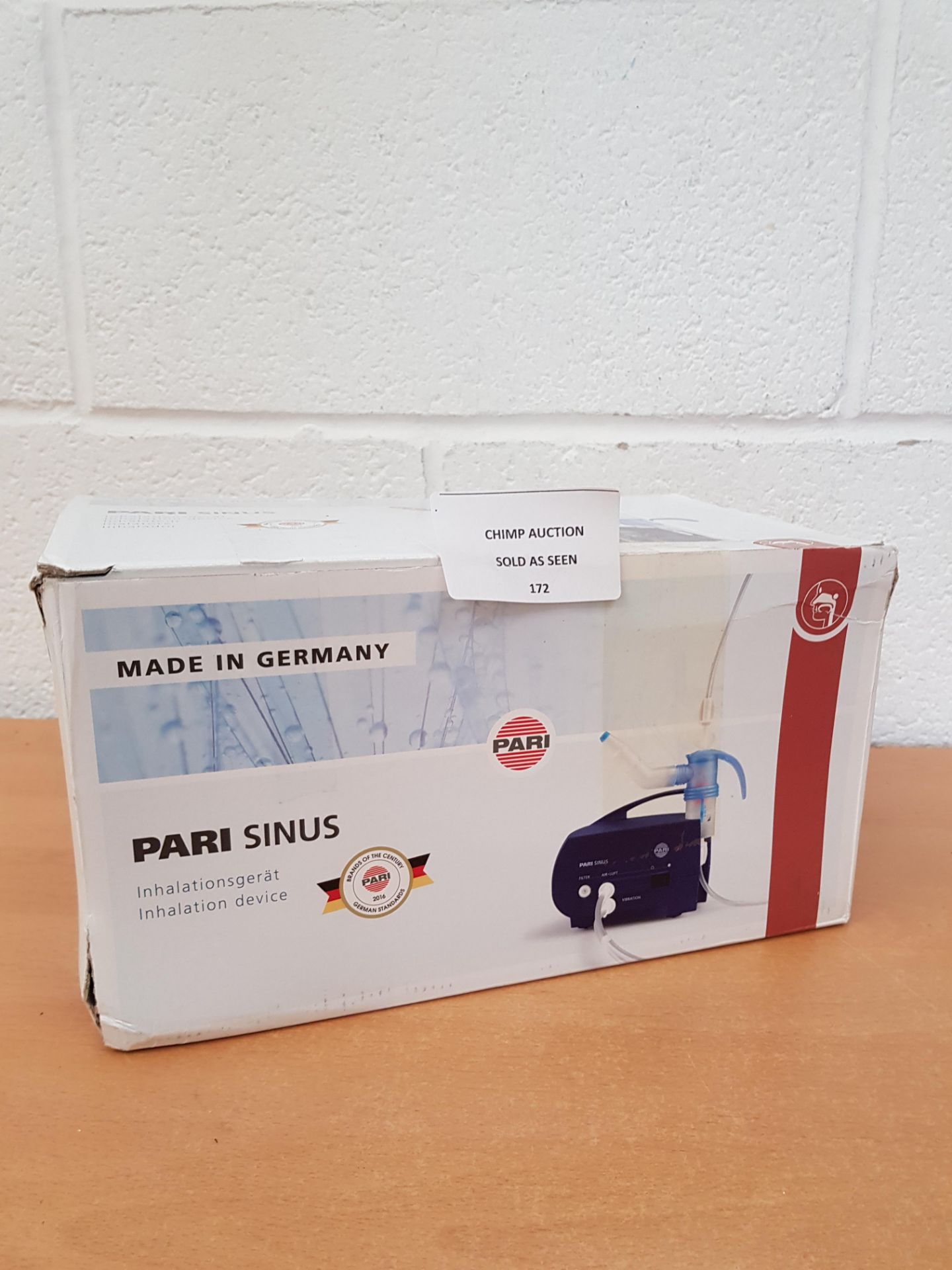 Pari Sinus Inhalation device RRP £129.99.