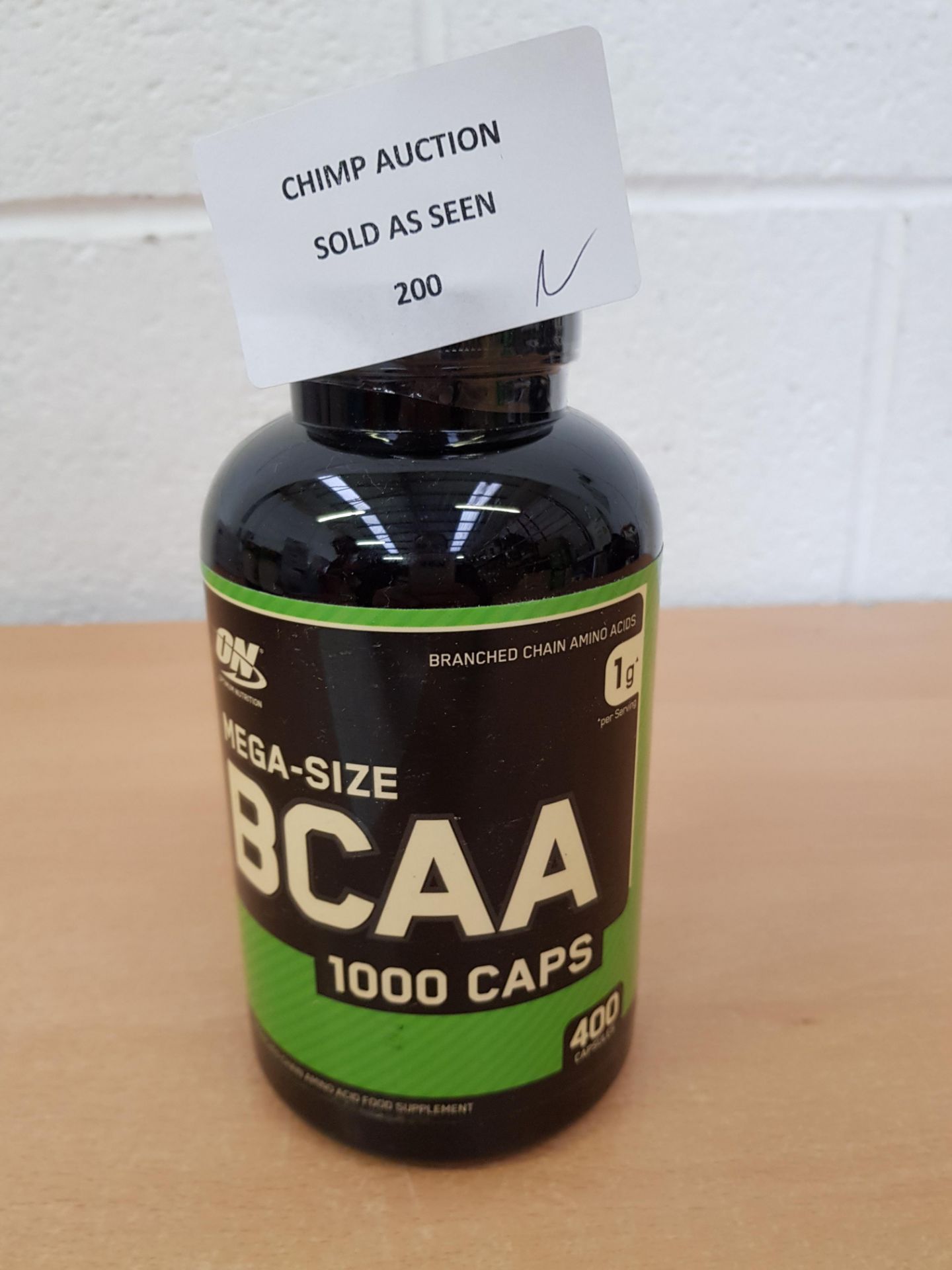 Brand new Optimum Nutrition BCAA 1000 mg, 400 capsules RRP £59.99