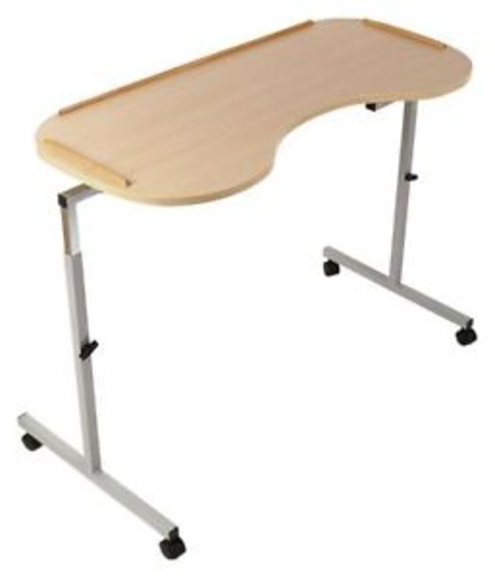 NRS MED Adjustable Curved Overbed/Chair Table - RRP £129.99