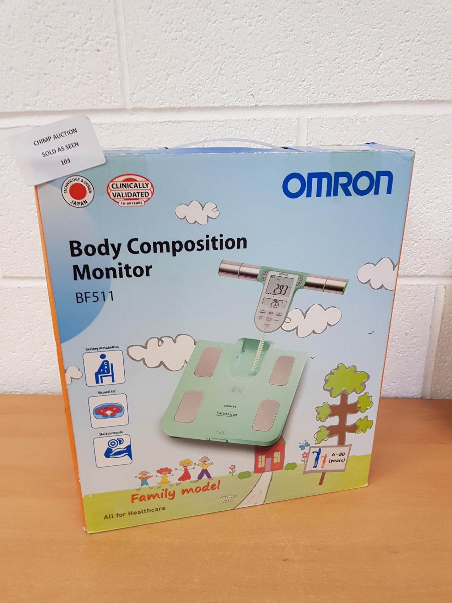 OMRON BF511 Clinically Validated Body Composition Monitor RRP £119.99