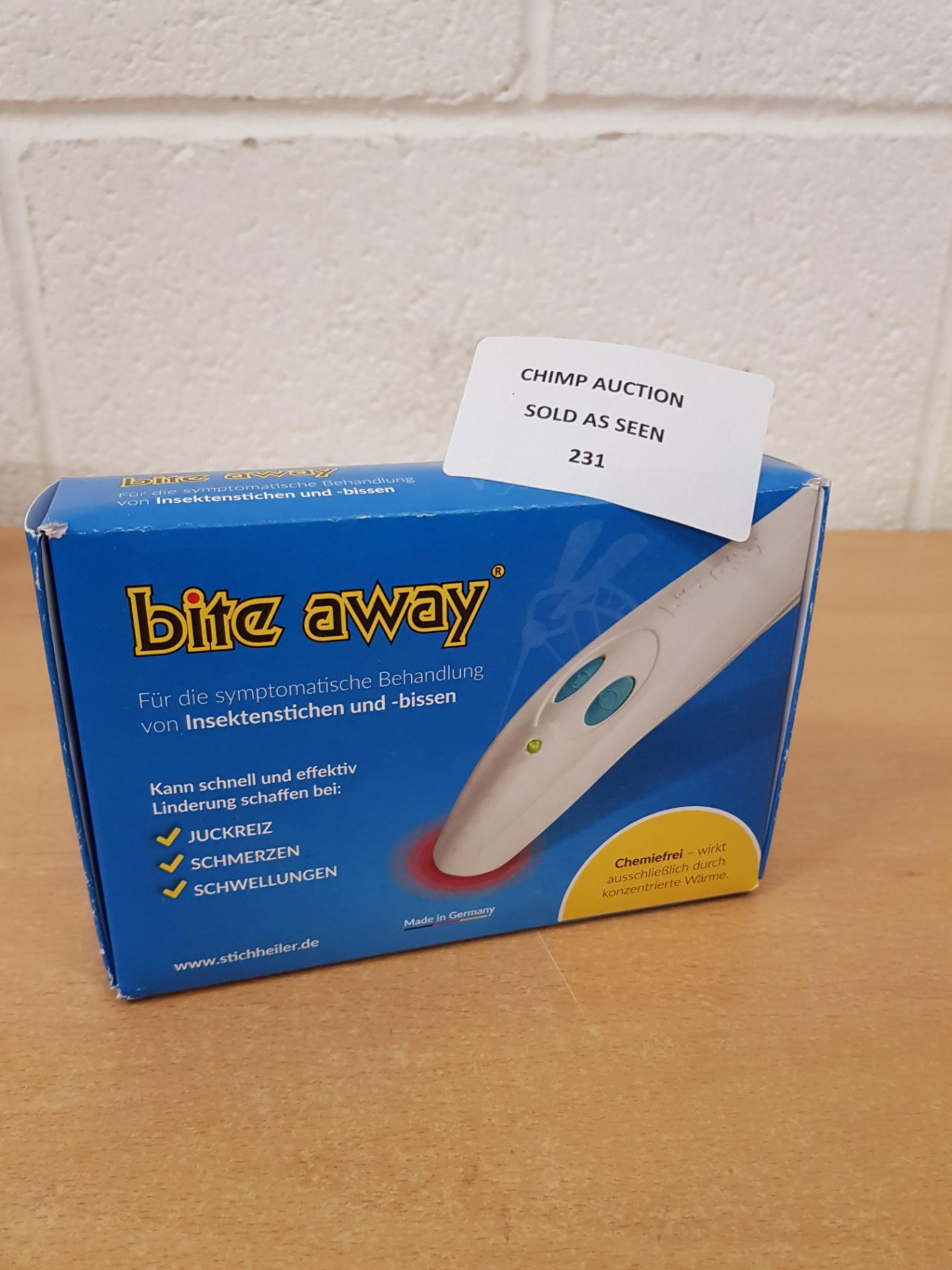 Riemser Pharma bite away -Pain relief electronic device RRP £49.99.