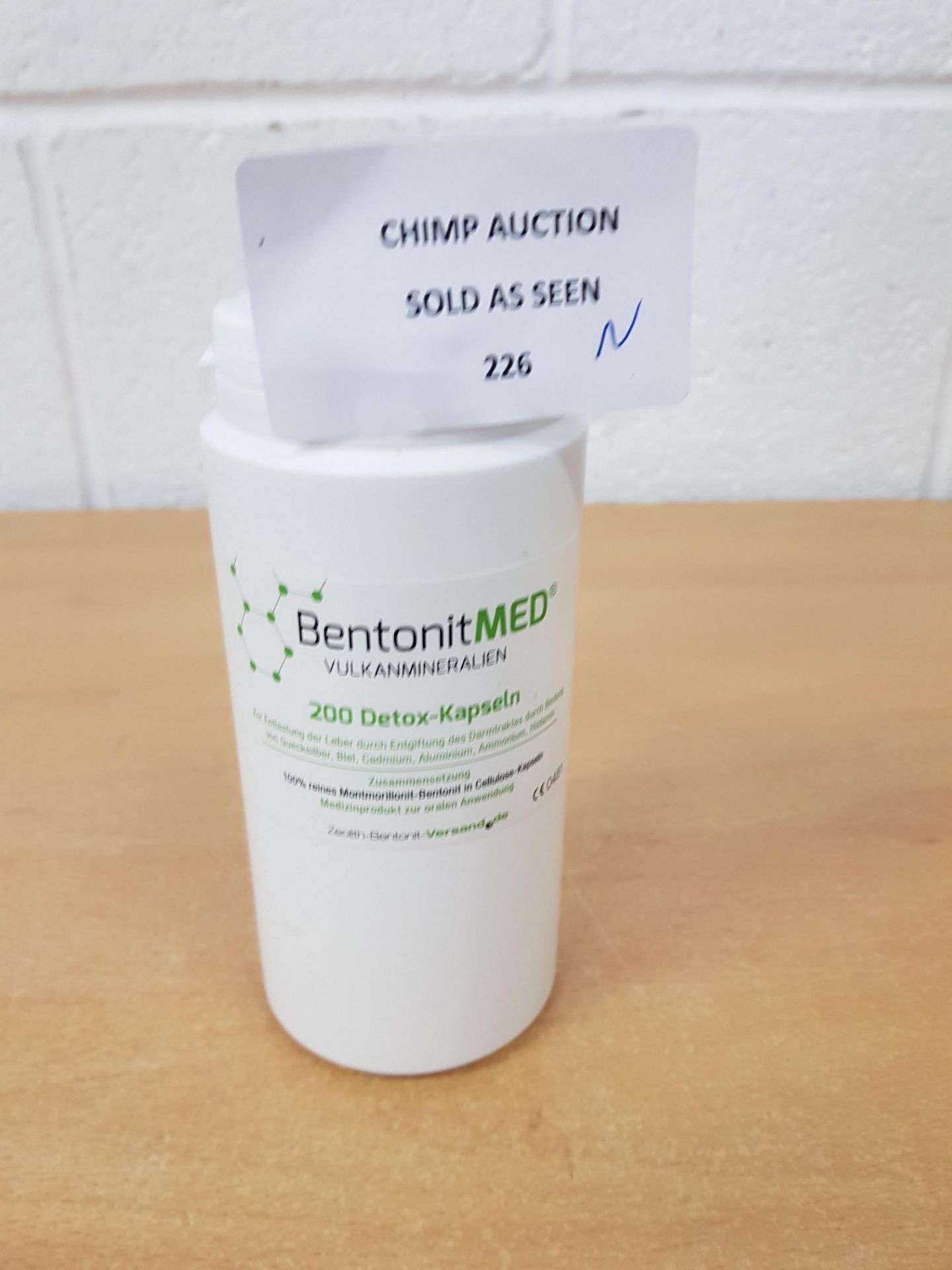 Brand new Bentonite MED 200 detox capsules RRP £29.99.