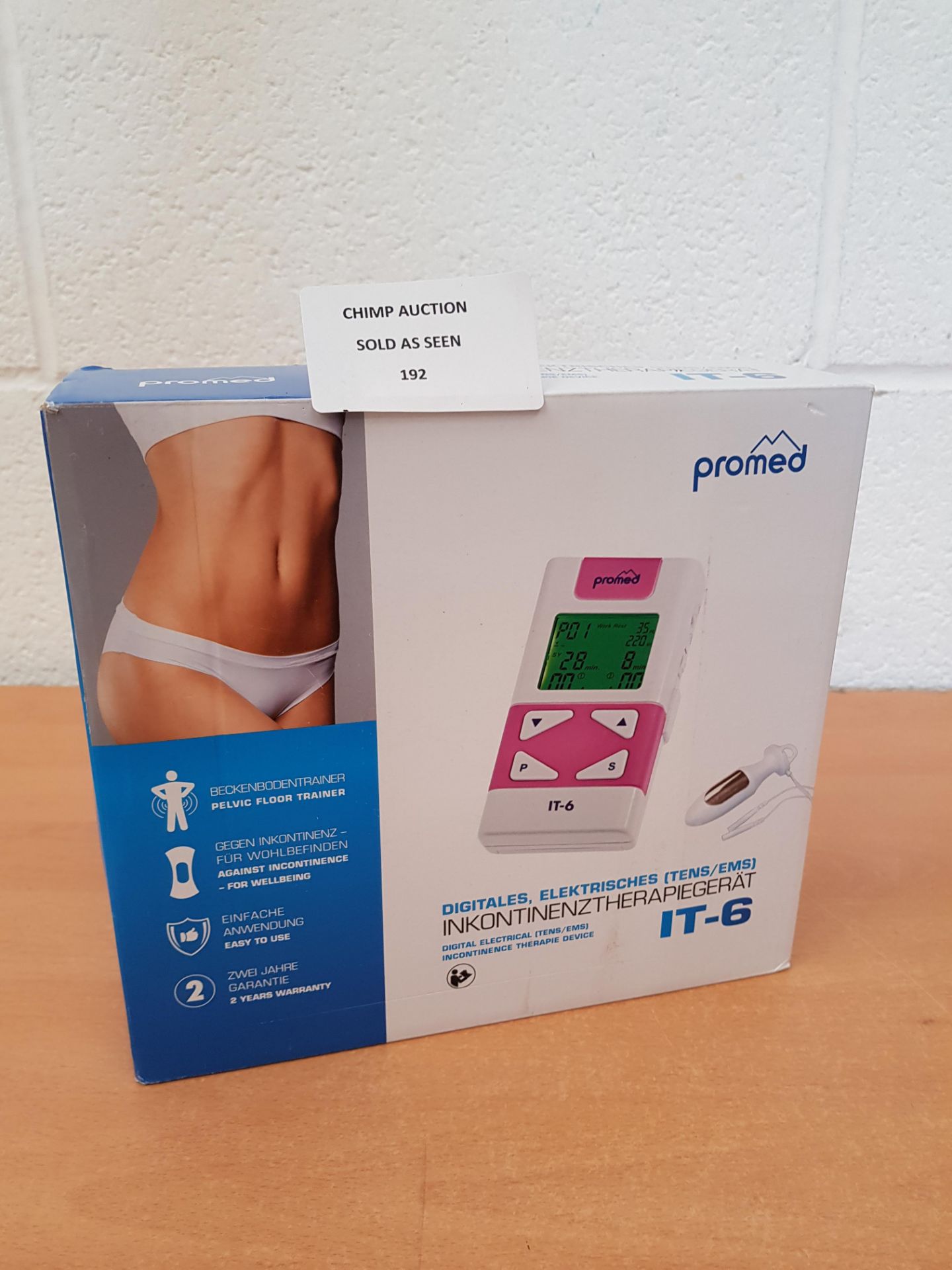 Promed IT 6 Tens+Ems Therapy Device, Pelvic Floor Exerciser RRP £79.99