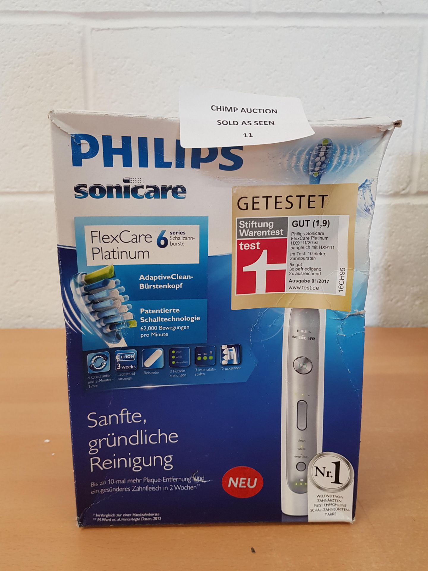 Philips Sonicare HX9111/20 FlexCare+ Platinum Toothbrush RRP £269.99