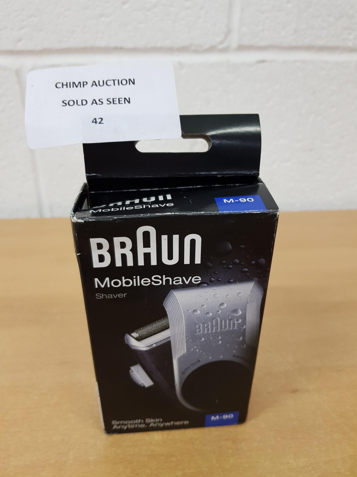 Braun PocketGo M90 MobileShave Portable Shaver