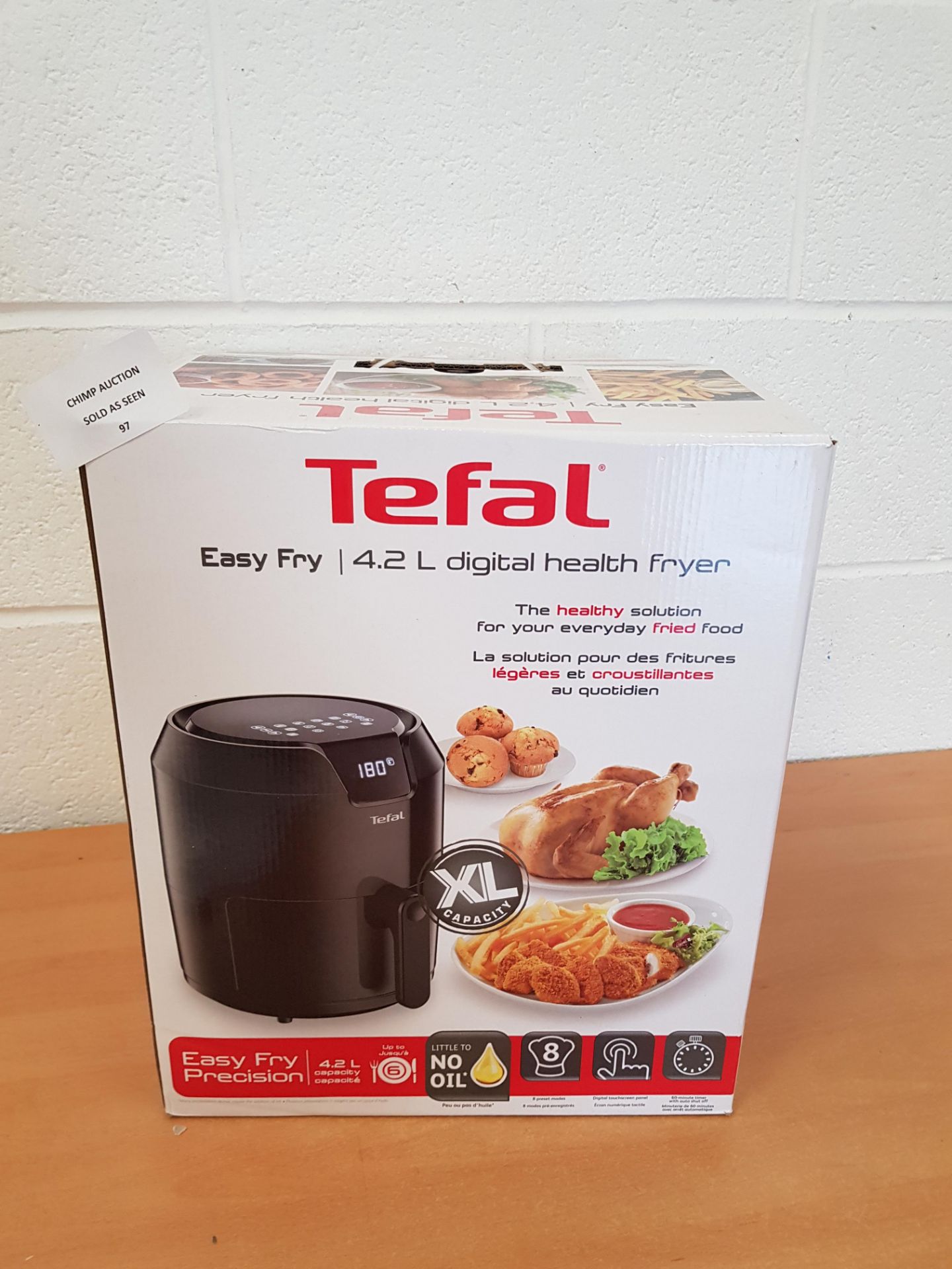 Tefal Easy Fry EY401840 Health Fryer, Air Fryer, 4.2L RRP £109.99