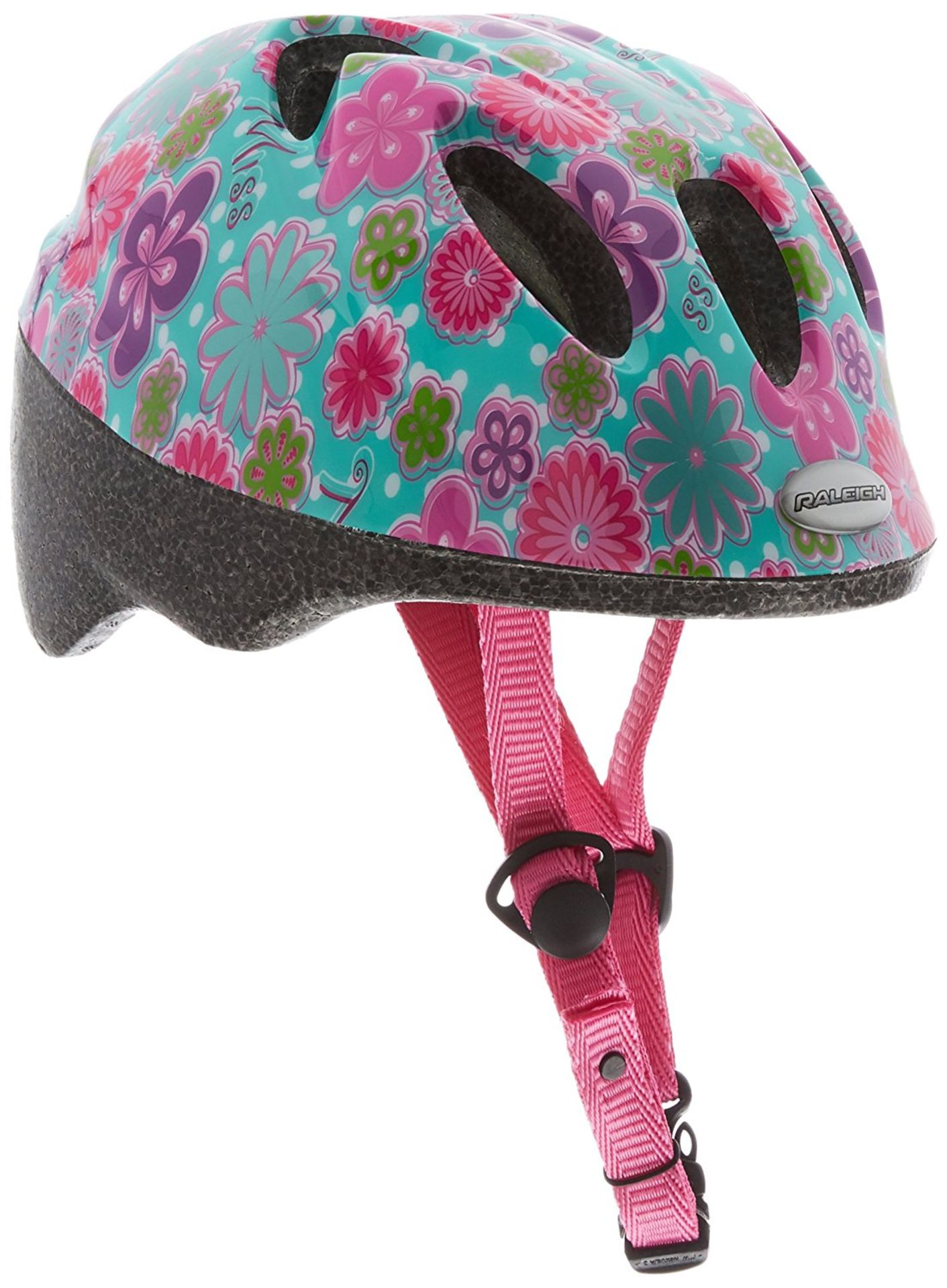 Raleigh Children Girl's Rascal Miss Cycle Helmet-Green, 44-50 cm