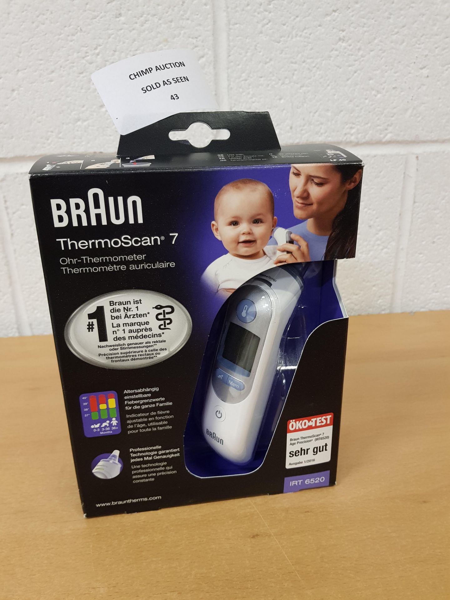 Braun Thermoscan 7 IRT 6520 Thermometer