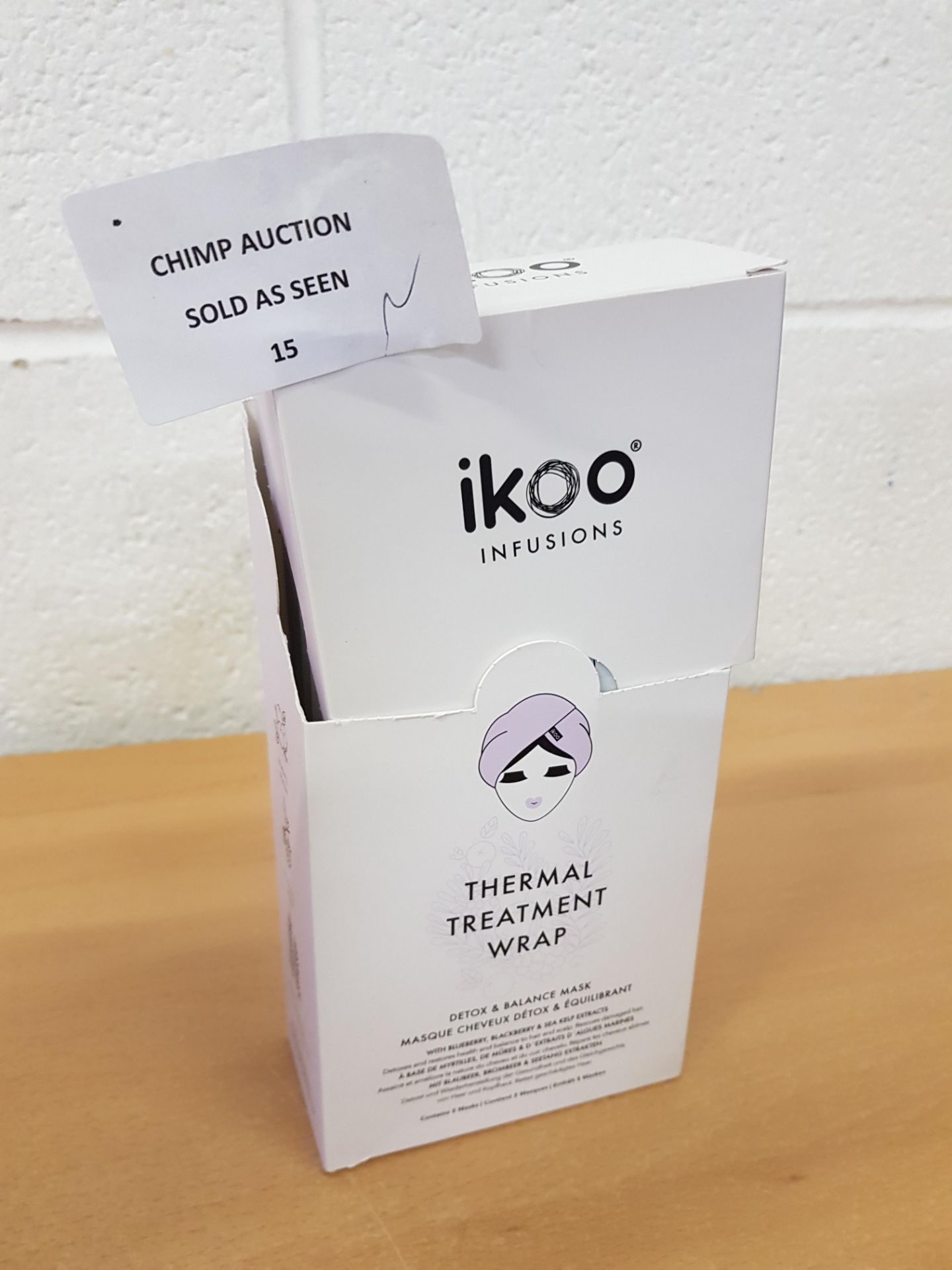 Ikoo Infusions Thermal treatment wrap Detox - purifying mask RRP £70