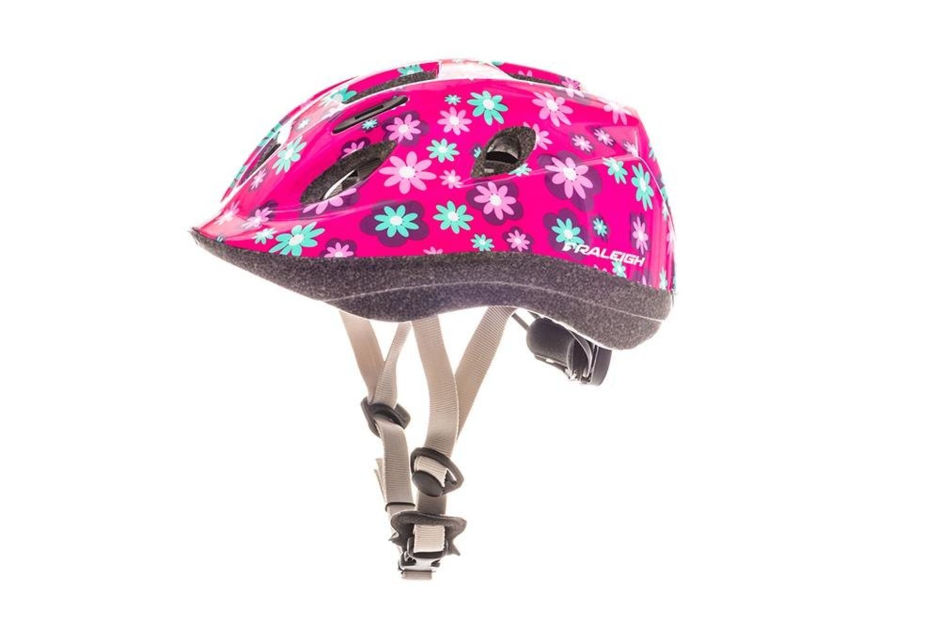 Raleigh Kids' Mystery Dottie Cycle Helmet, Multi-Colour, 52-57 cm