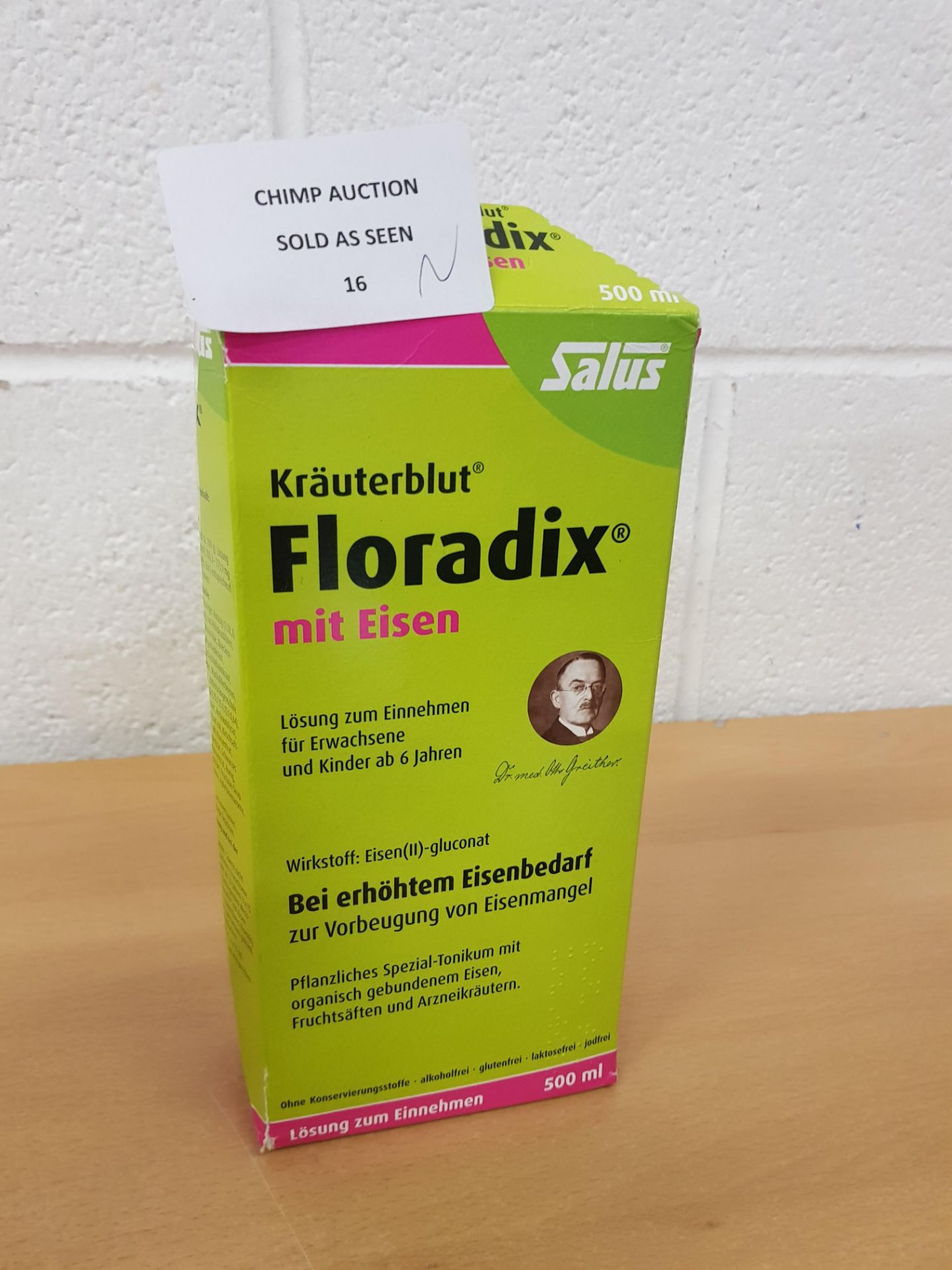 Brand new Floradix mit Eisen Kräuterblut Saft, 500ml by Salus £30