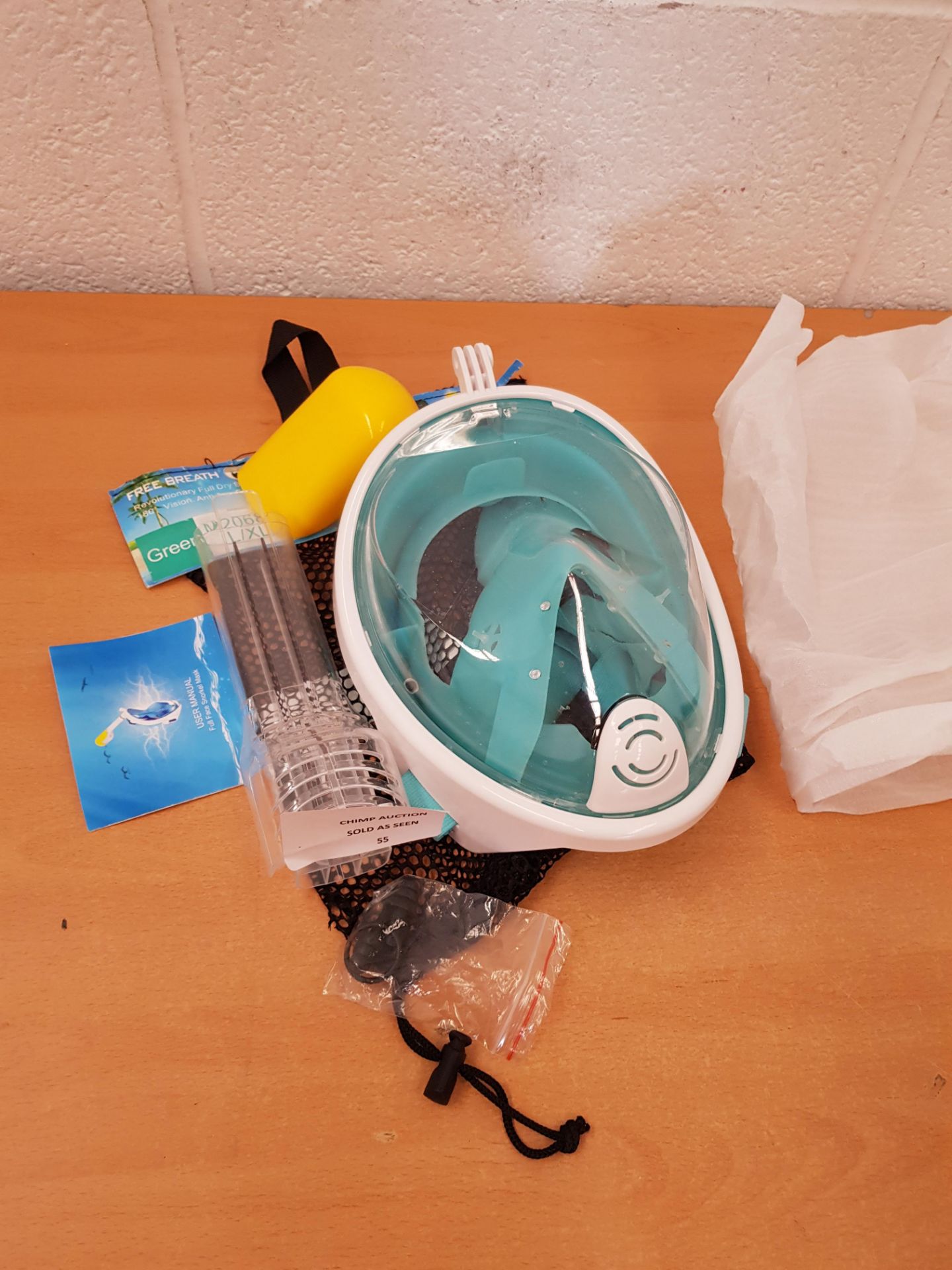 Free Breath Revolutionary Full Dry Snorkelling Kit