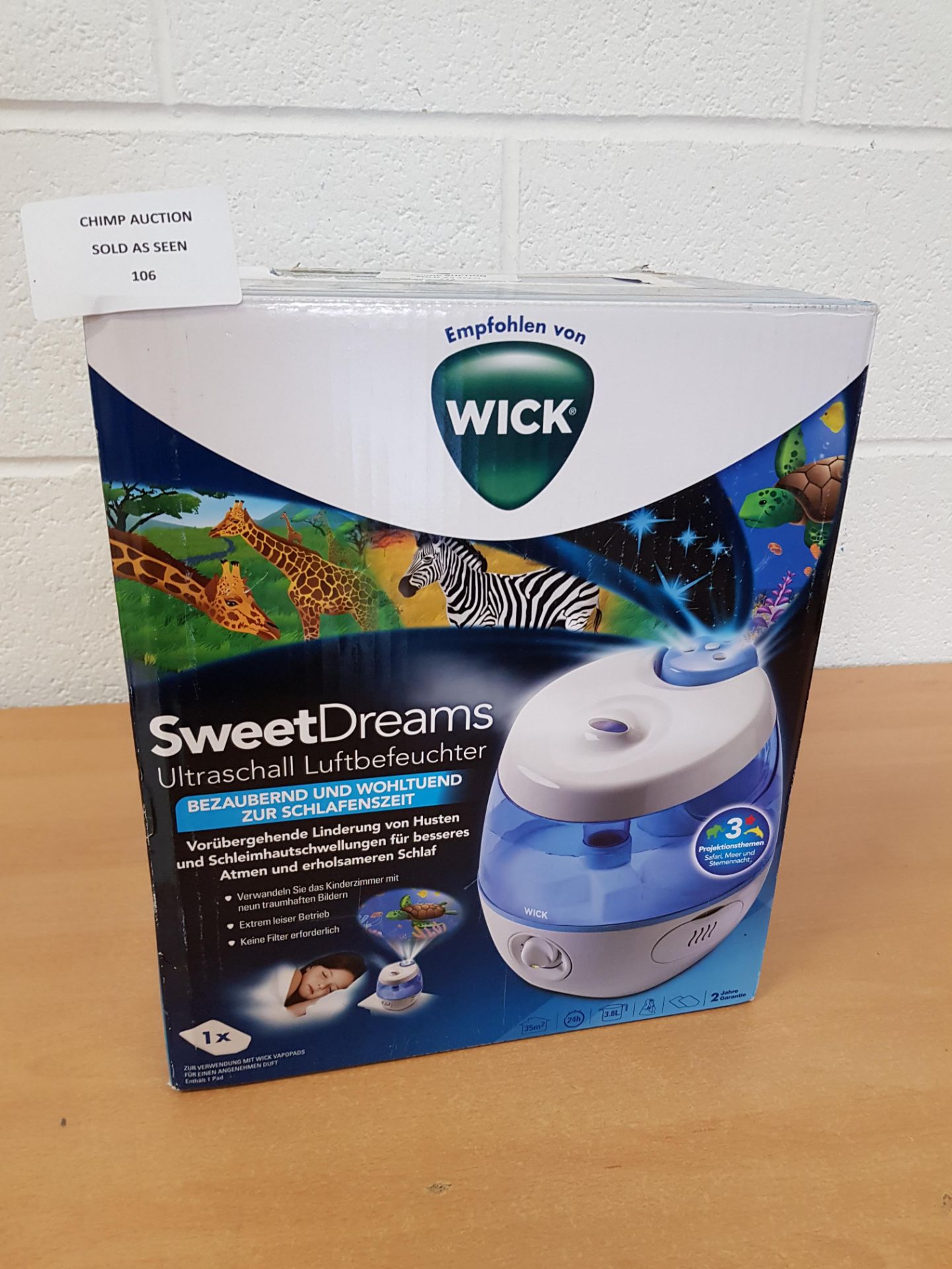 Wick Sweet Dreams Ultrasonic & Projection