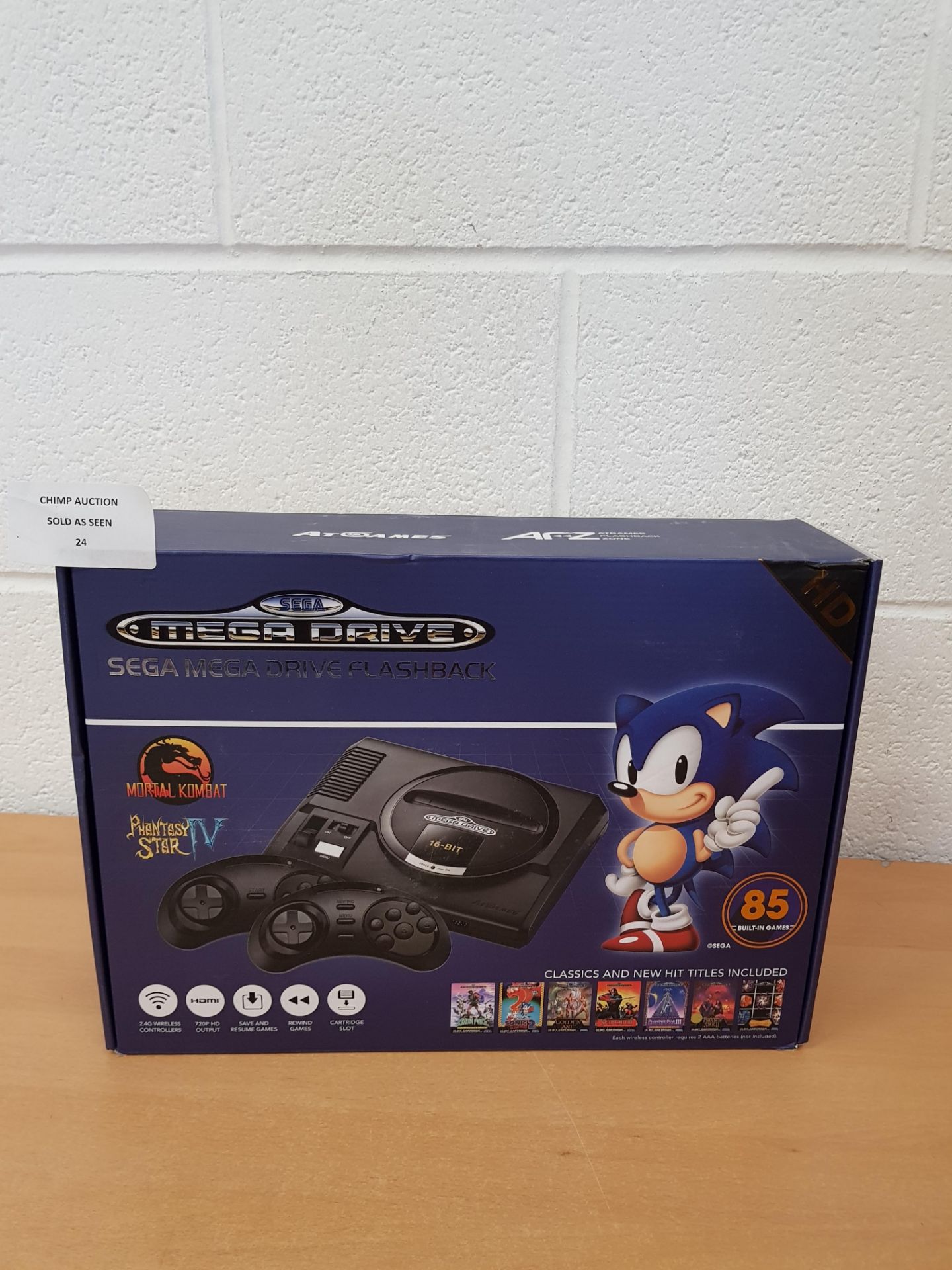 Mega Drive HD Flashback Retro Console + 85 games RRP £79.99.