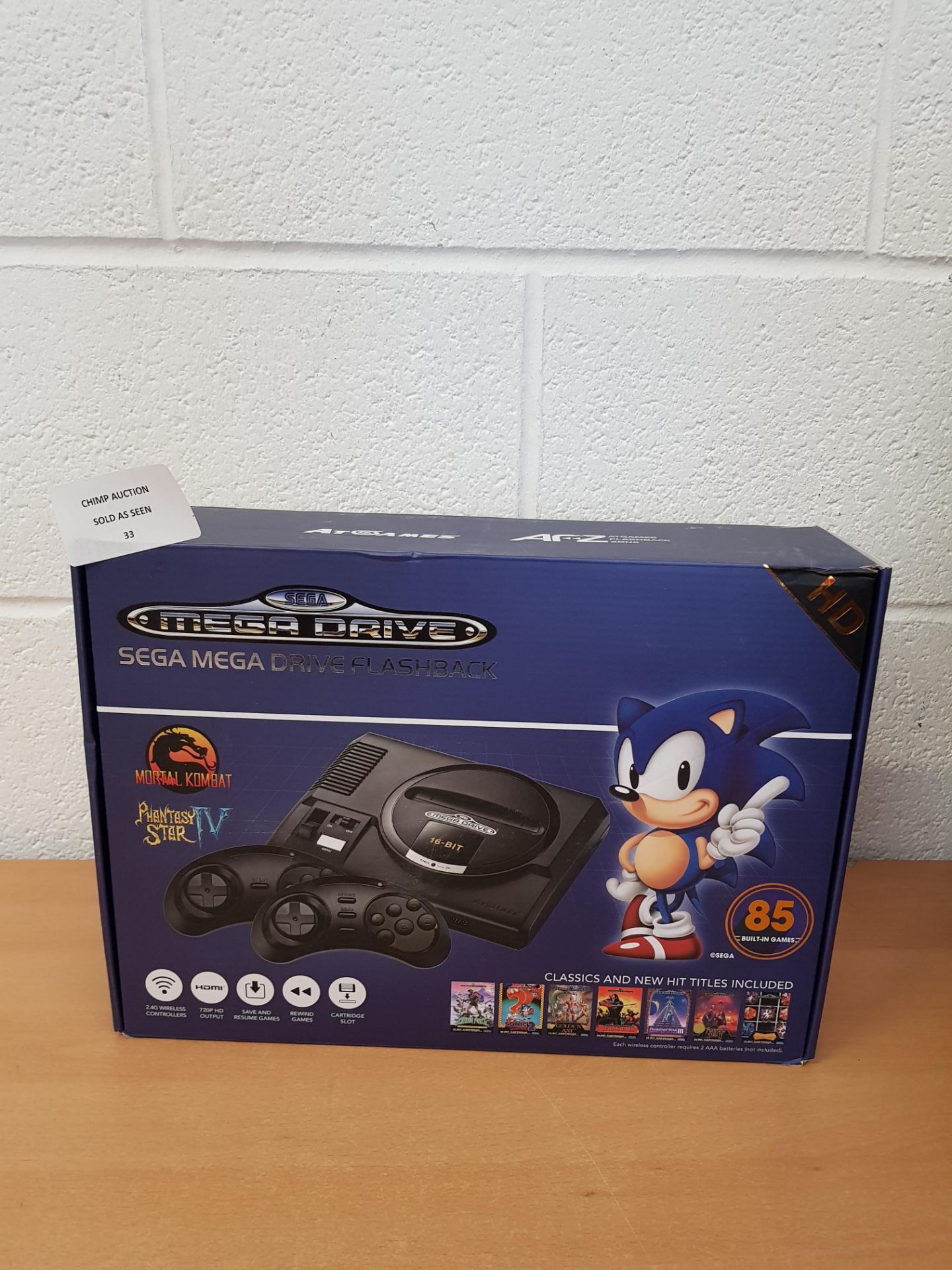 Mega Drive HD Flashback Retro Console + 85 games RRP £79.99.