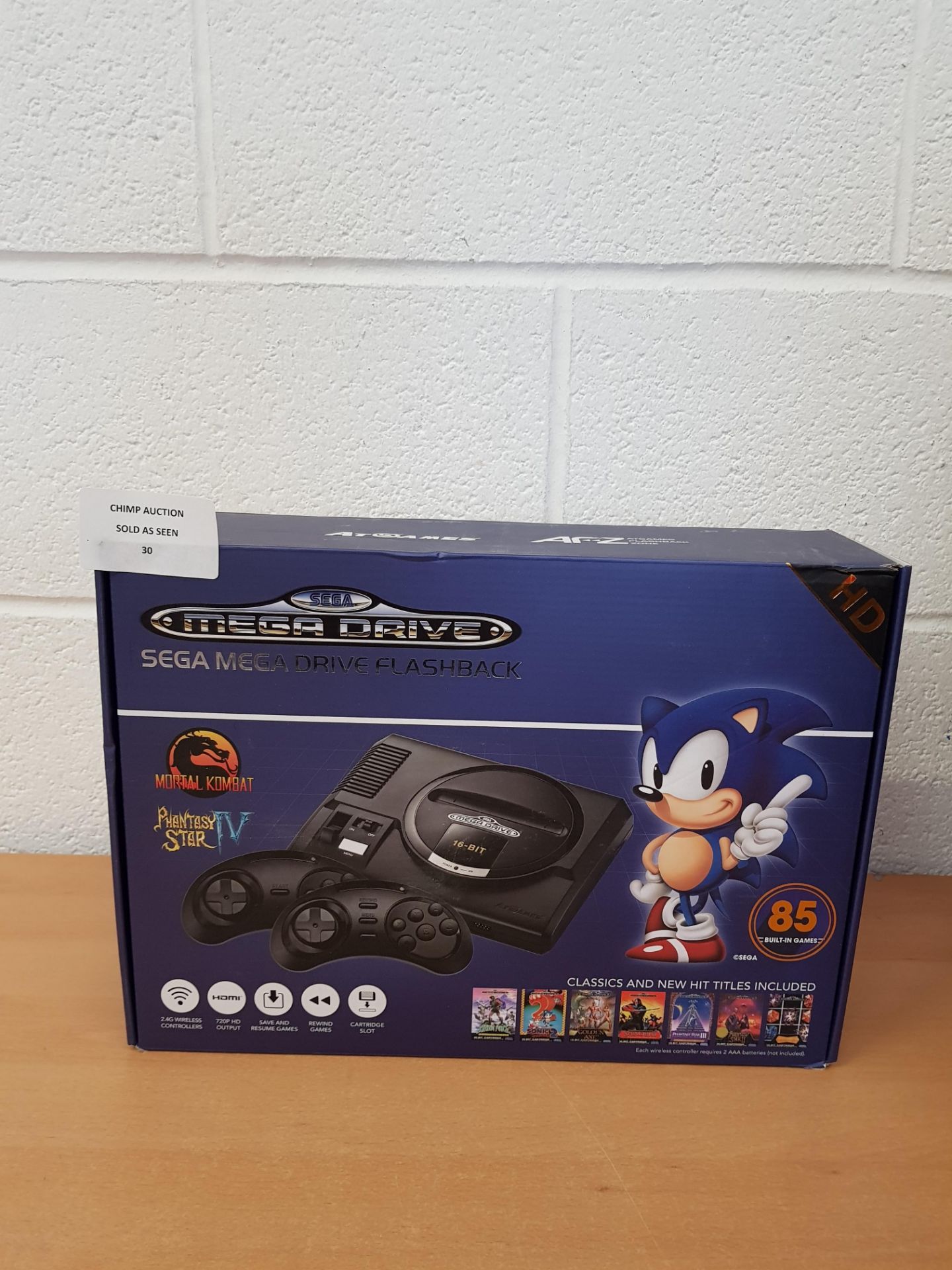 Mega Drive HD Flashback Retro Console + 85 games RRP £79.99.